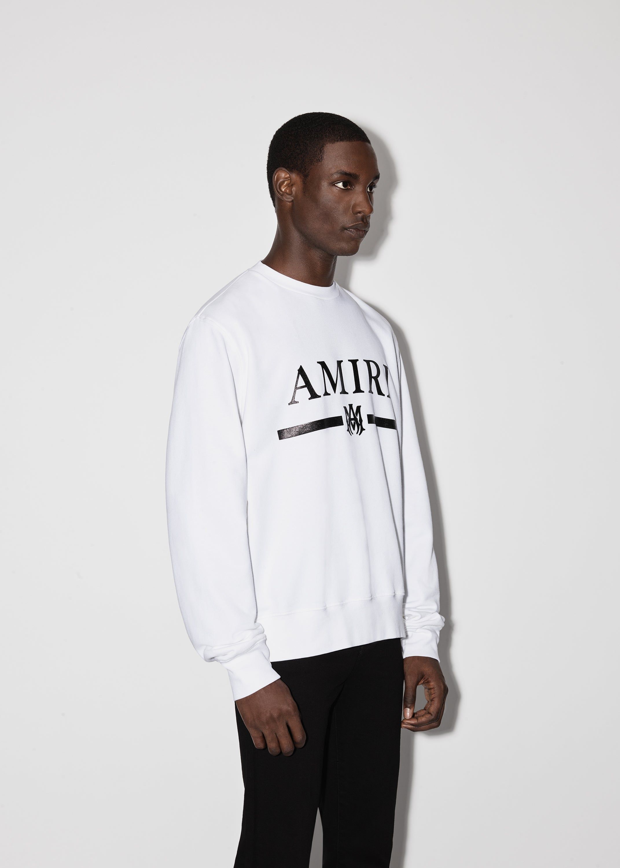 AMIRI M.A. BAR CREWNECK - WHITE sold by AMIRI product image thumbnail 3