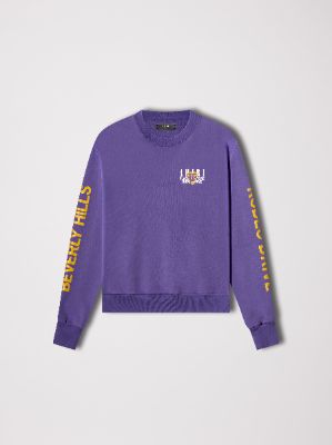 AMIRI EXCLUSIVE BEVERLY HILLS CREWNECK - BLACK / PURPLE made by AMIRI