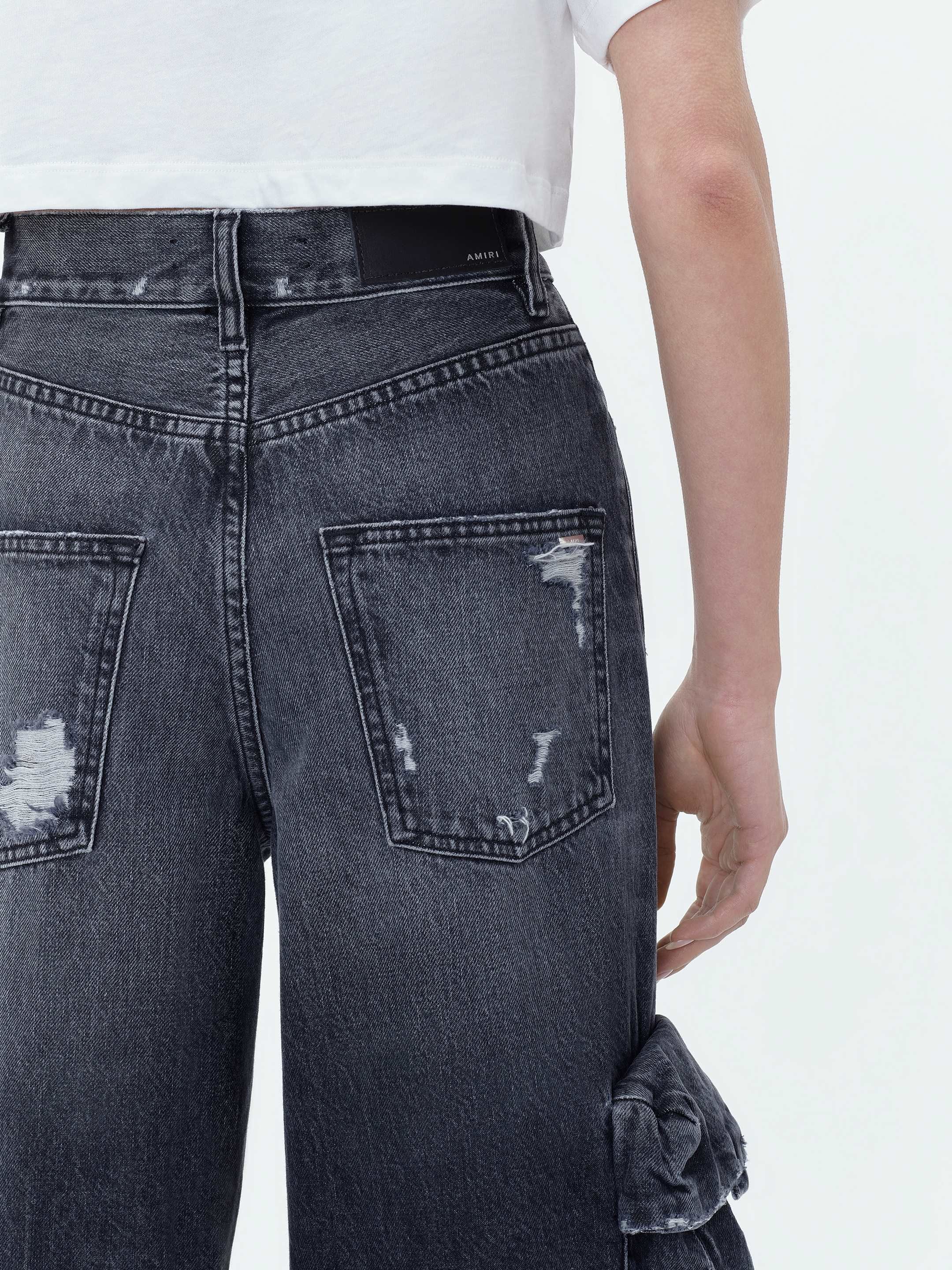 WOMEN - BAGGY CARGO JEAN - AGED BLACK sold by AMIRI product image thumbnail 9