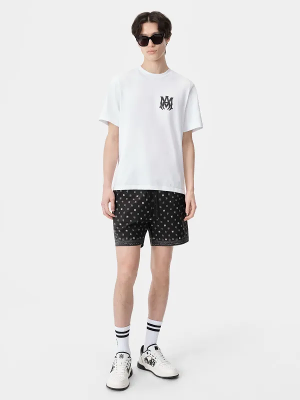 MA PAISLEY SWIM TRUNK - Black sold by AMIRI