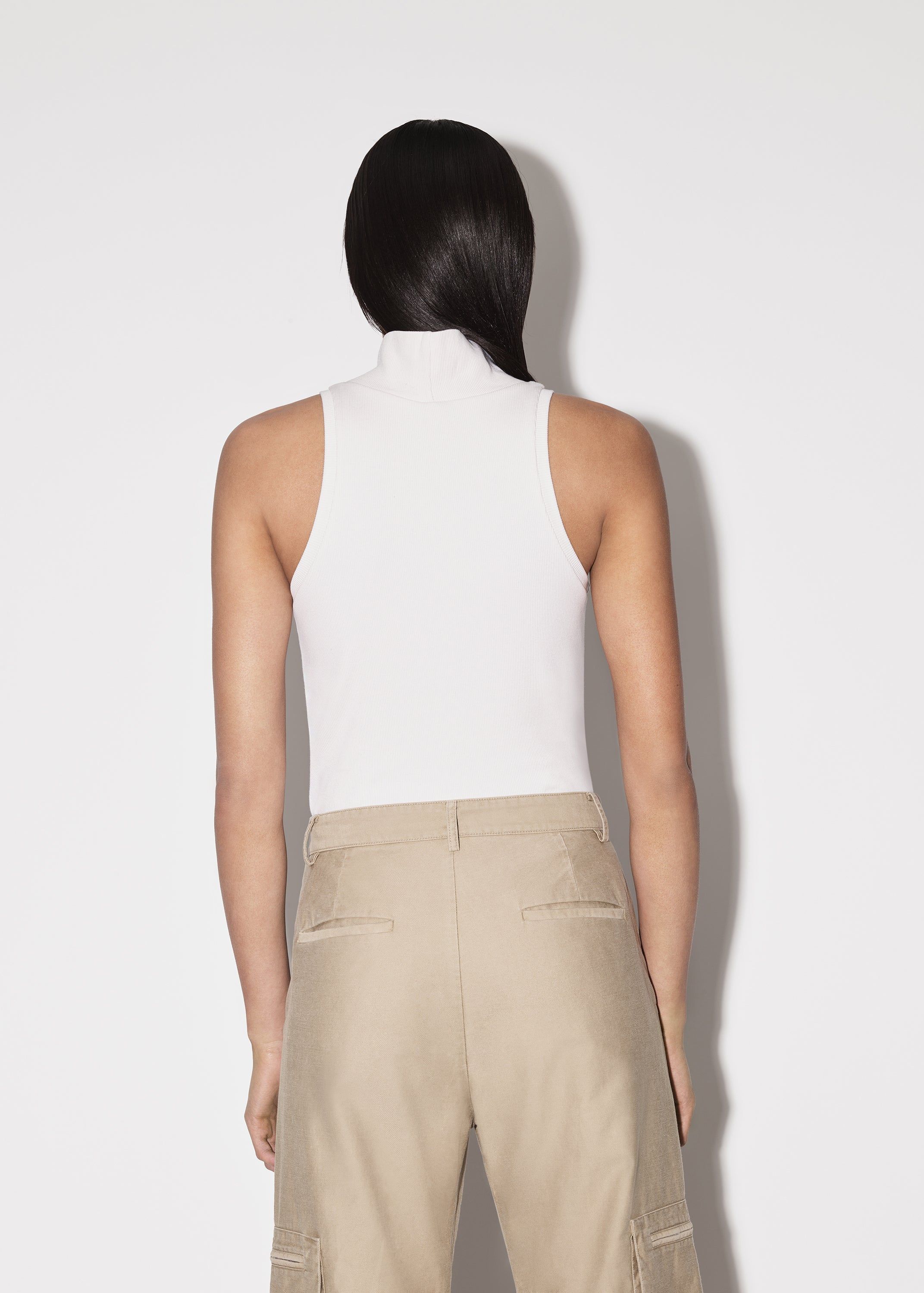 WOMEN - SLEEVELESS BODYSUIT - Alabaster sold by AMIRI product image thumbnail 5