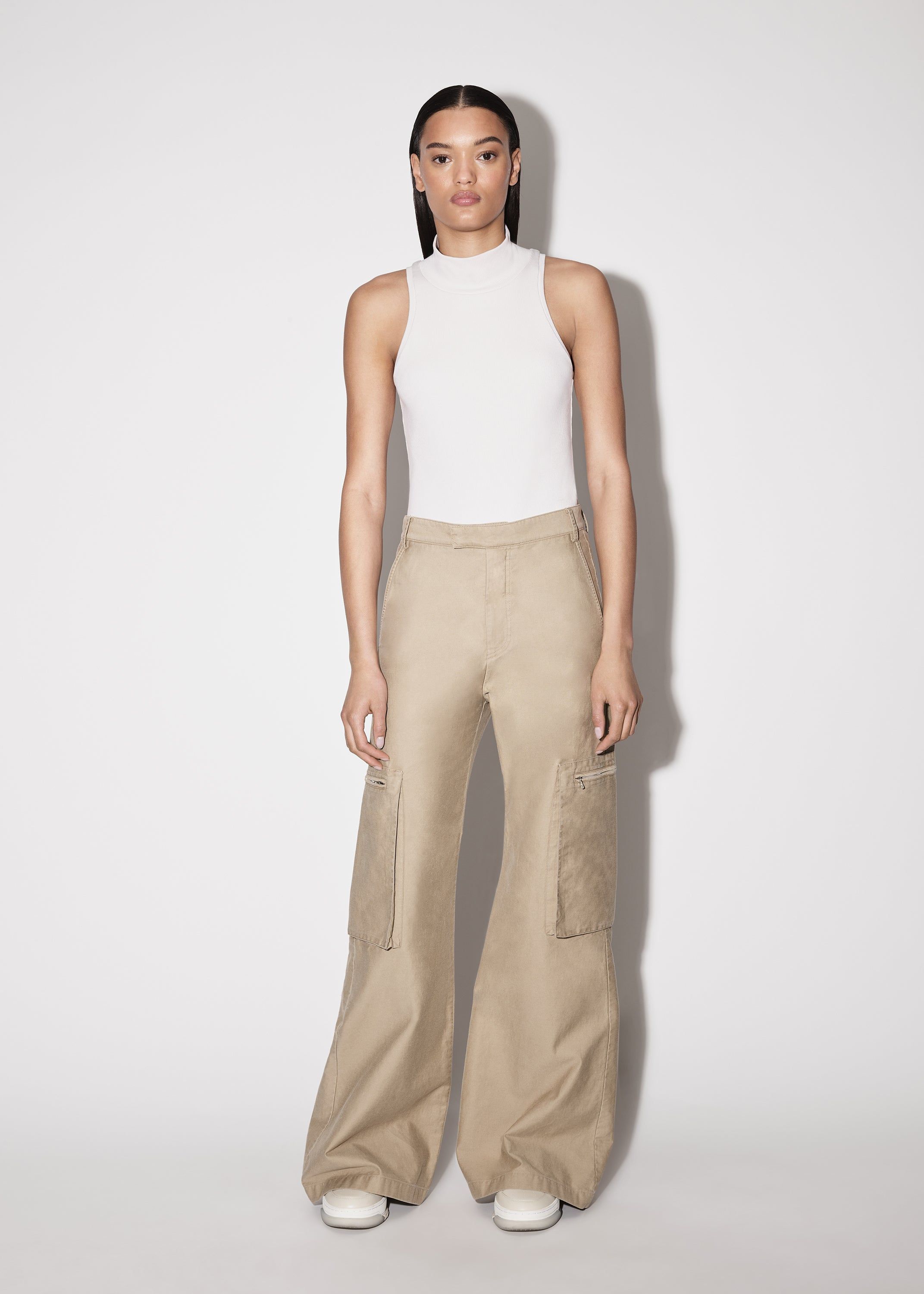 WOMEN - SLEEVELESS BODYSUIT - Alabaster sold by AMIRI product image thumbnail 2