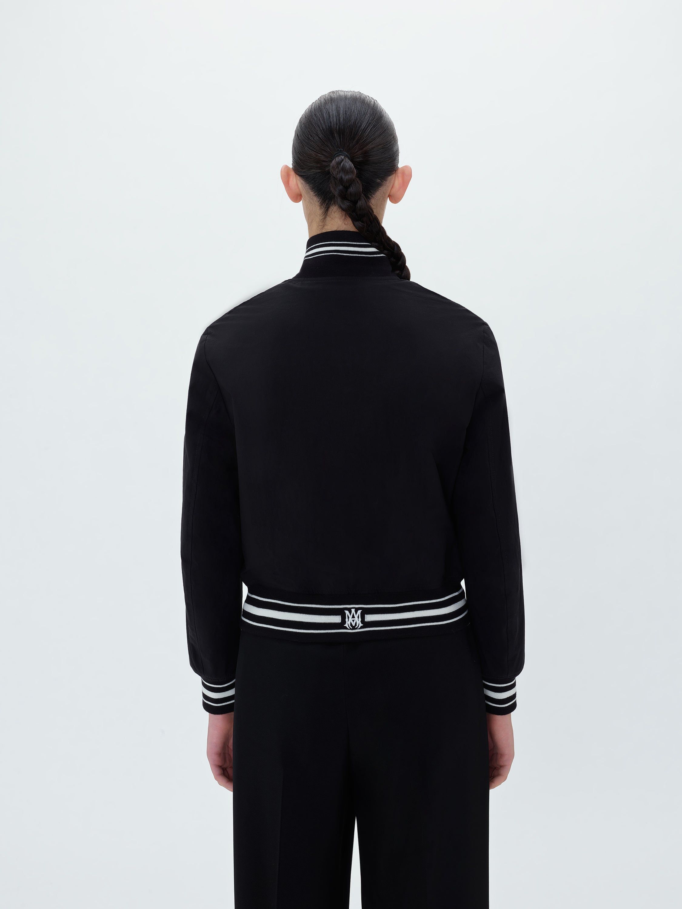 WOMEN - AMIRI SHRUNKEN BOMBER - BLACK sold by AMIRI product image thumbnail 4