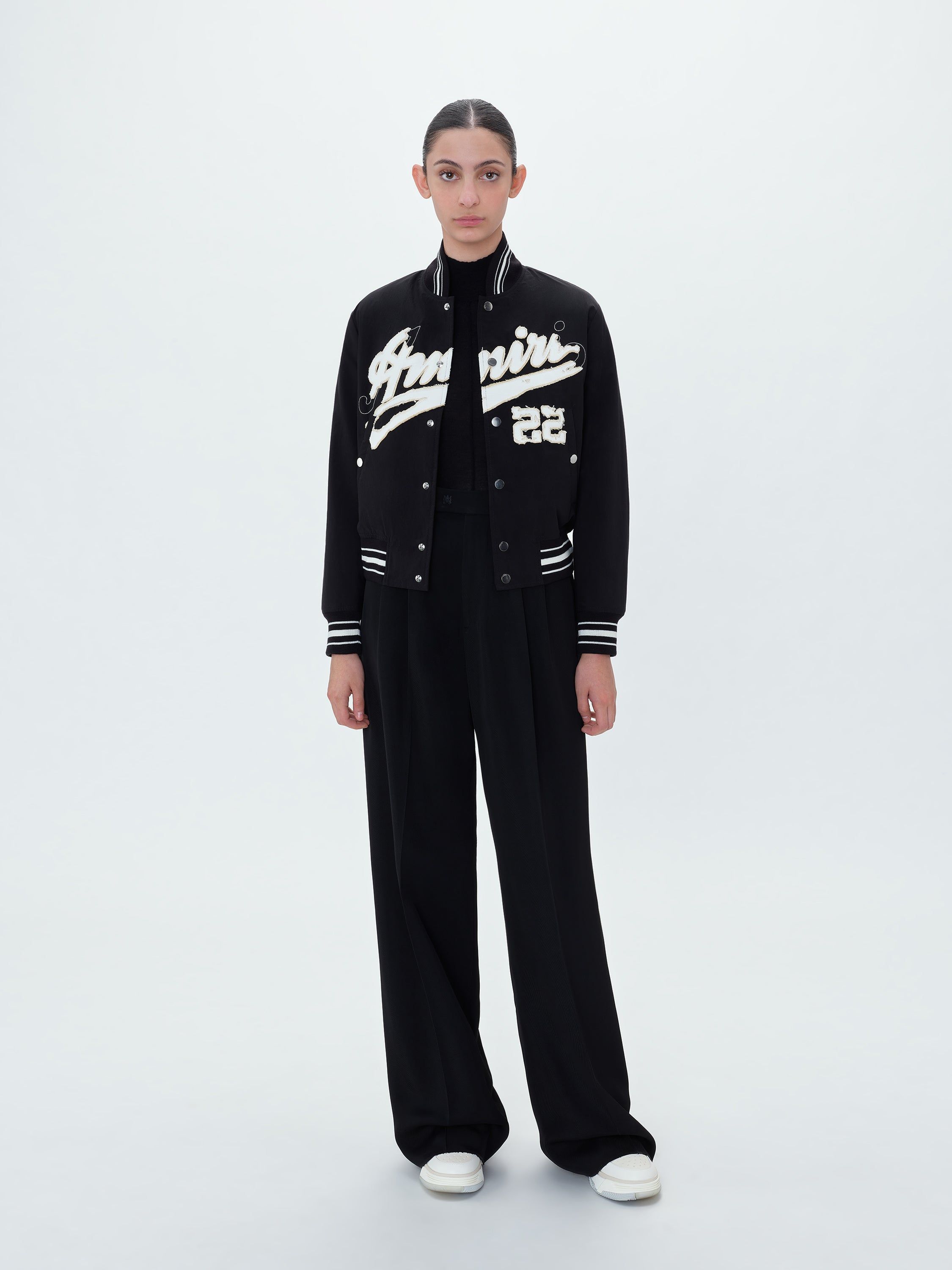 WOMEN - AMIRI SHRUNKEN BOMBER - BLACK sold by AMIRI product image thumbnail 2
