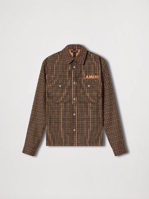 LOGO OVERSHIRT - ORANGE sold by AMIRI