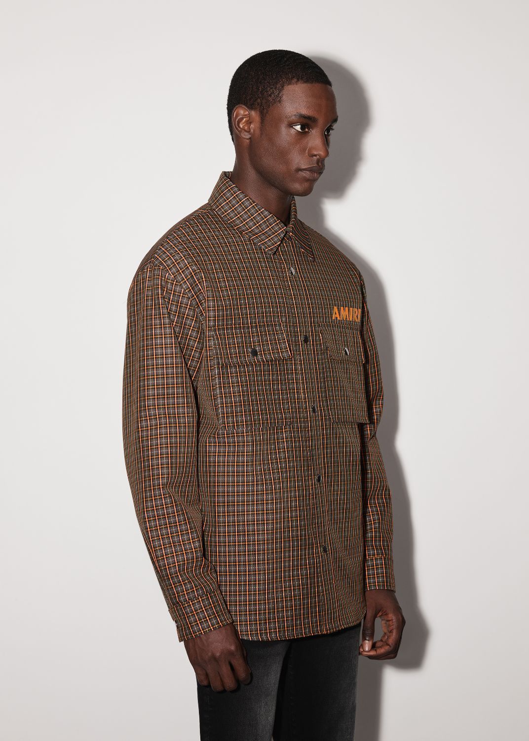 LOGO OVERSHIRT - ORANGE sold by AMIRI product image thumbnail 4