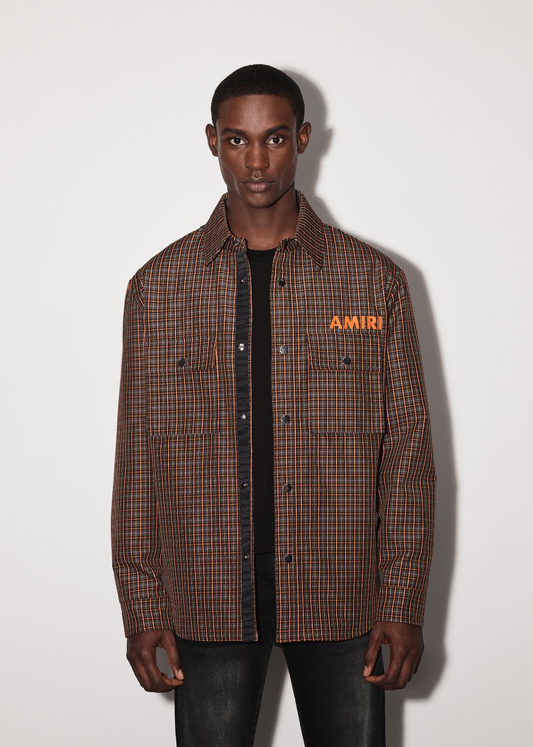 LOGO OVERSHIRT - ORANGE sold by AMIRI product image thumbnail 3