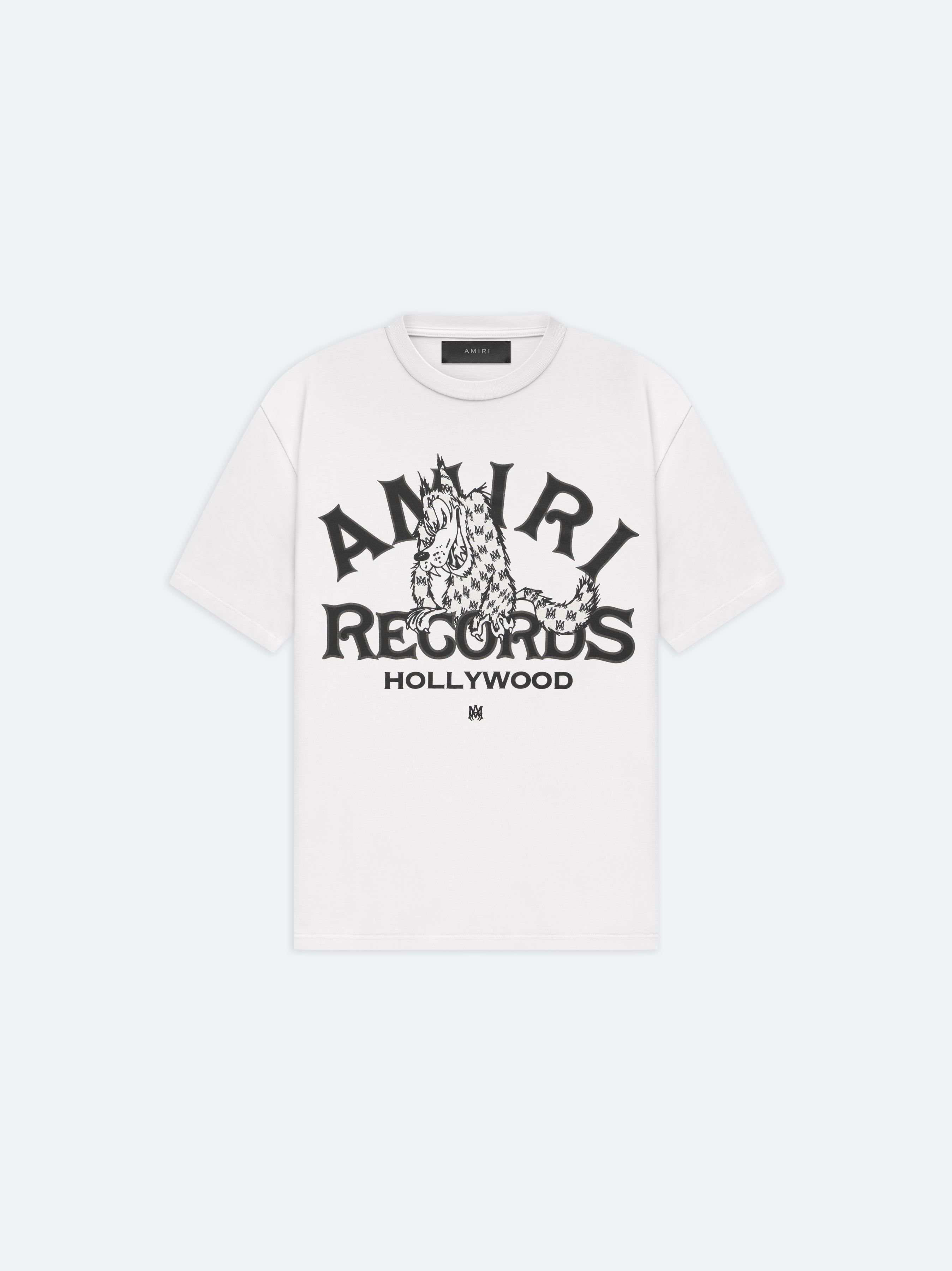 AMIRI RECORDS WOLF TEE - WHITE sold by AMIRI