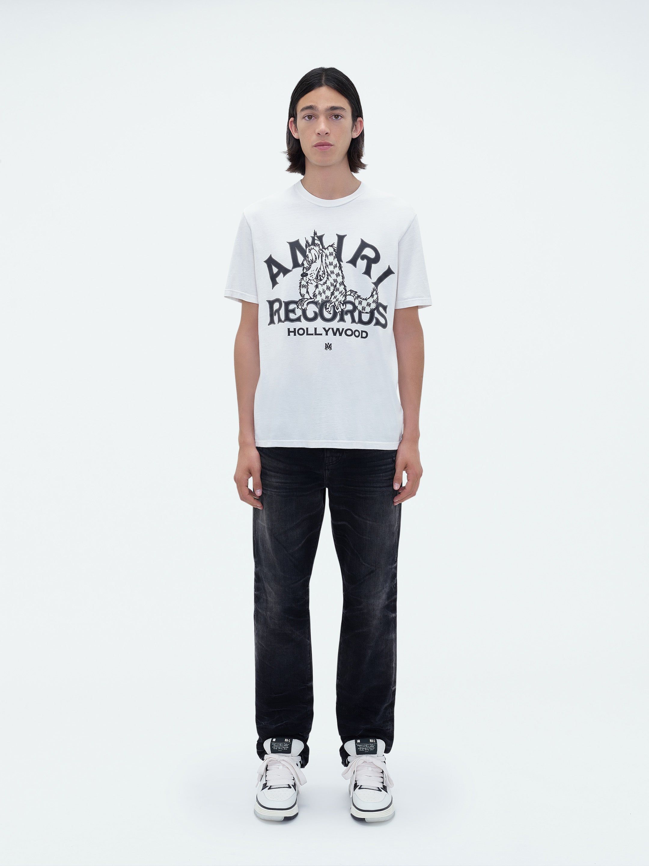 AMIRI RECORDS WOLF TEE - WHITE sold by AMIRI product image thumbnail 2