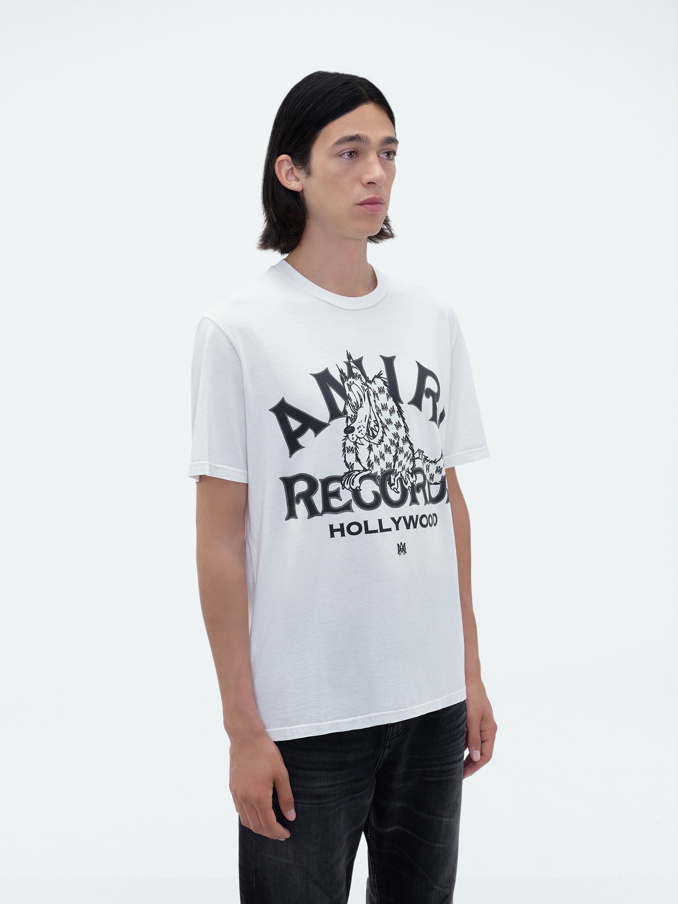 AMIRI RECORDS WOLF TEE - WHITE sold by AMIRI product image thumbnail 3