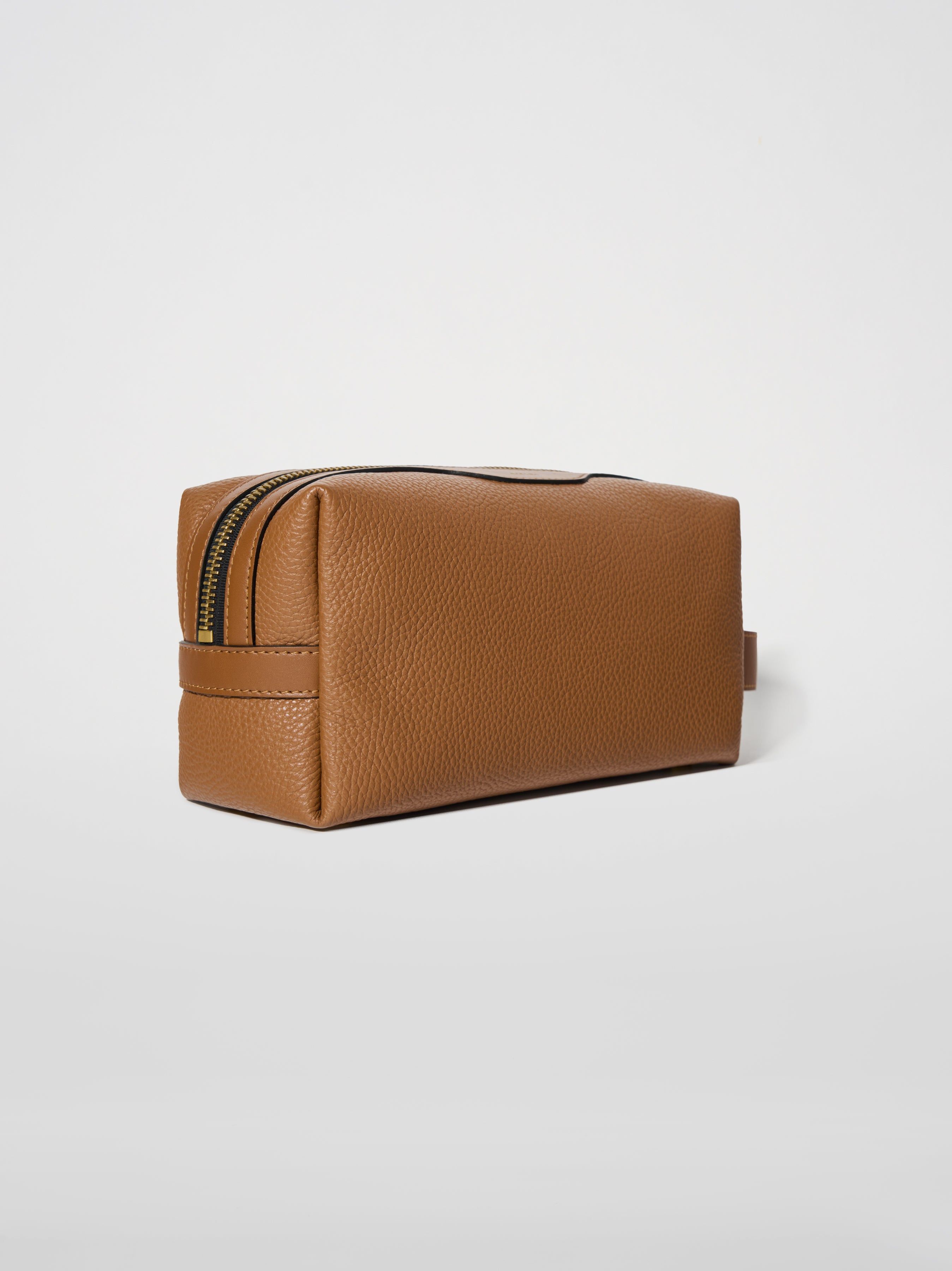 PEBBLED NAPPA DOPP KIT - BROWN sold by AMIRI product image thumbnail 3