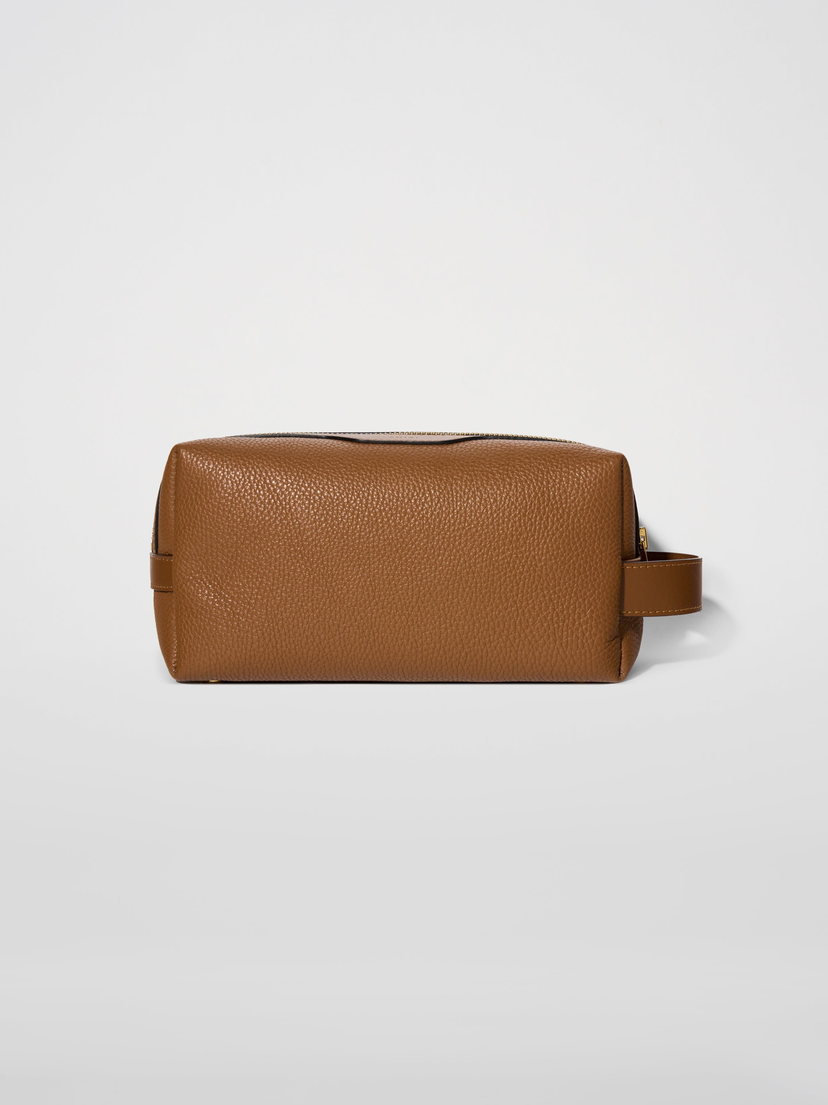 PEBBLED NAPPA DOPP KIT - BROWN sold by AMIRI product image thumbnail 4