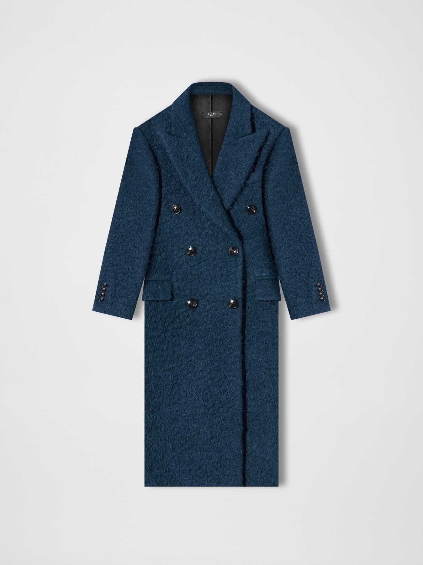 WOMEN - SINGLE BREASTED COAT - NAVY sold by AMIRI