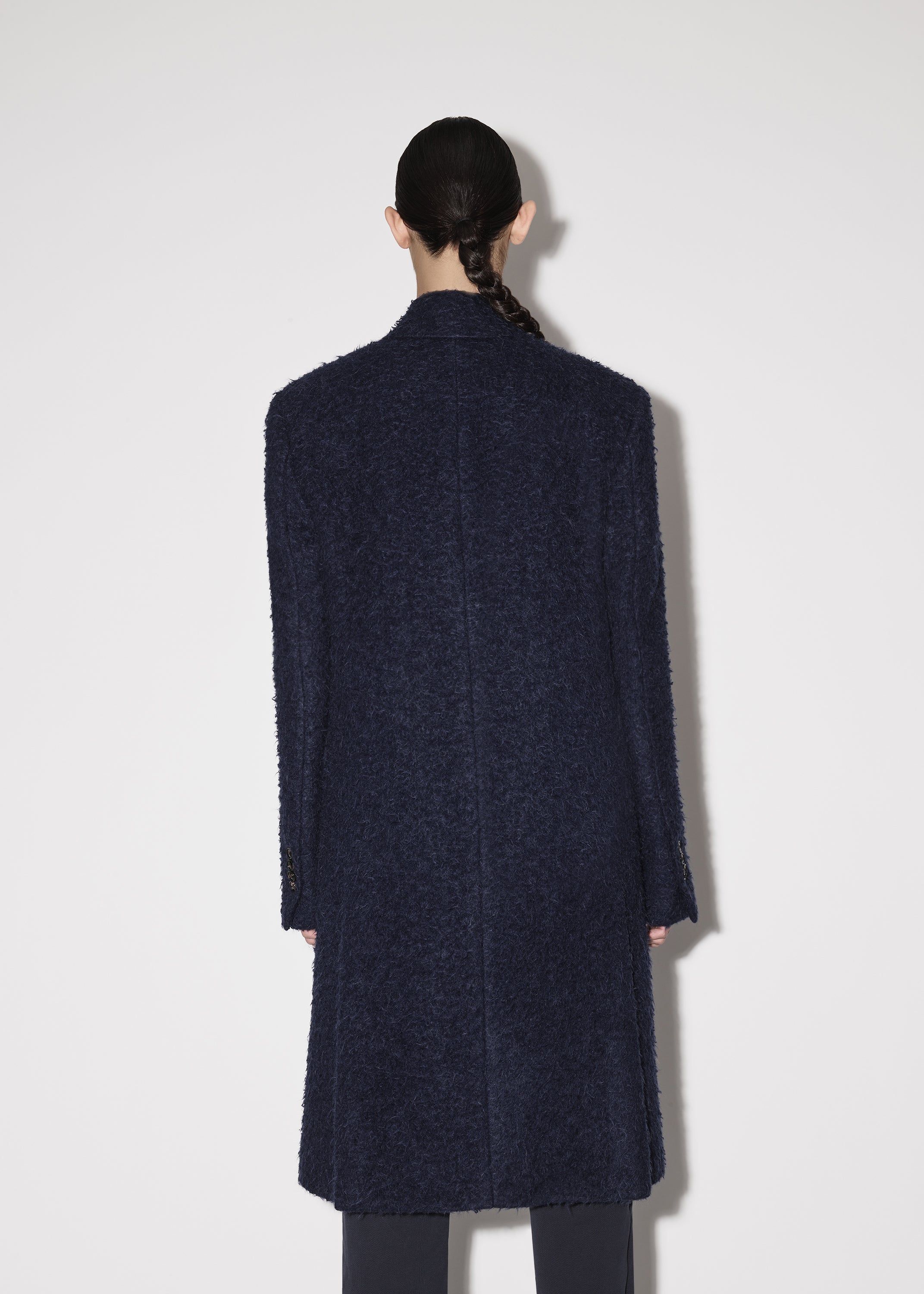 WOMEN - SINGLE BREASTED COAT - NAVY sold by AMIRI product image thumbnail 5