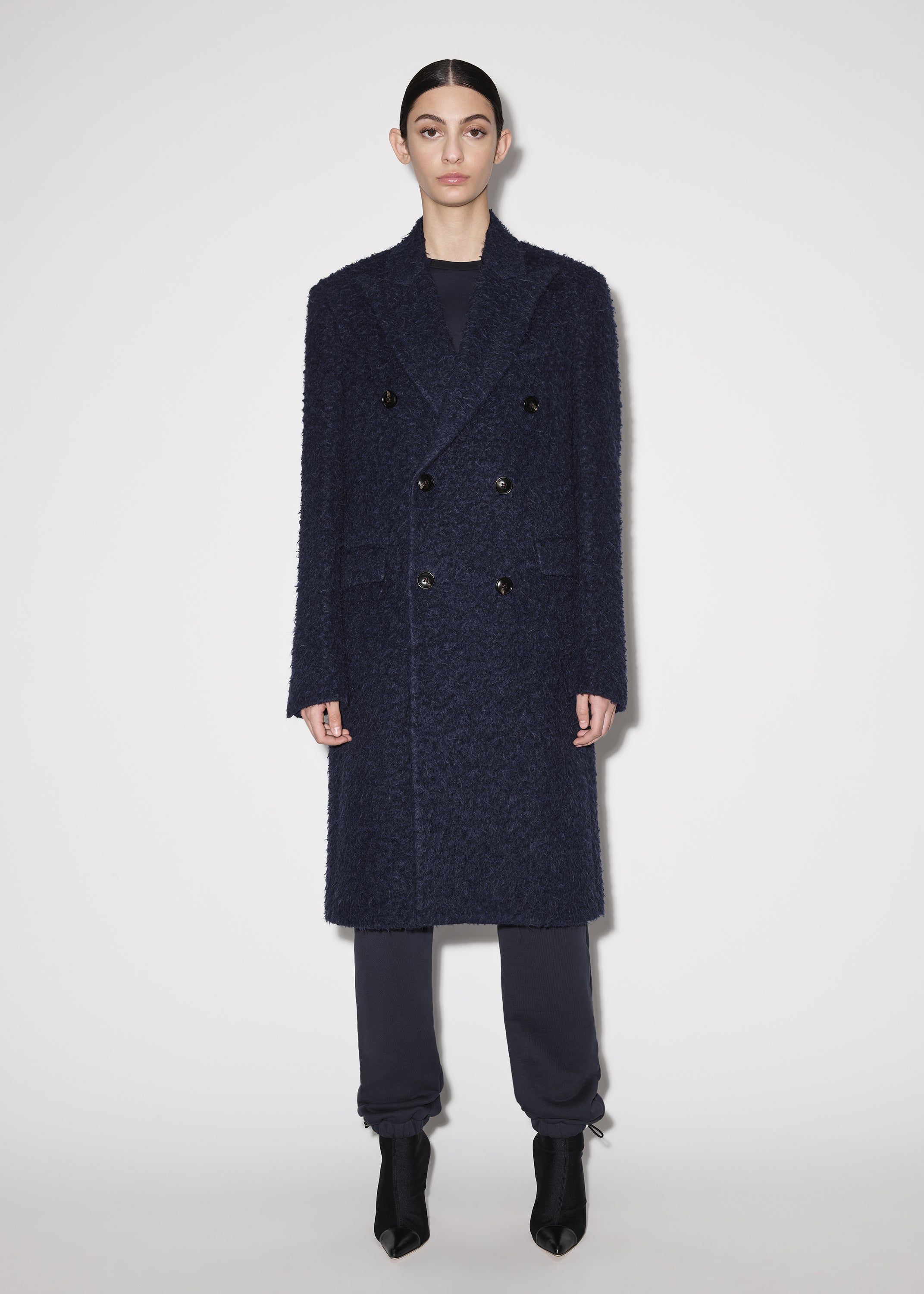 WOMEN - SINGLE BREASTED COAT - NAVY sold by AMIRI product image thumbnail 2