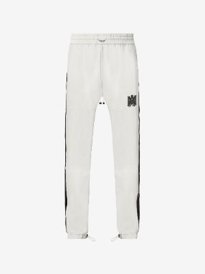 M.A. LEATHER TRACK JOGGER - OPTICAL WHITE made by AMIRI