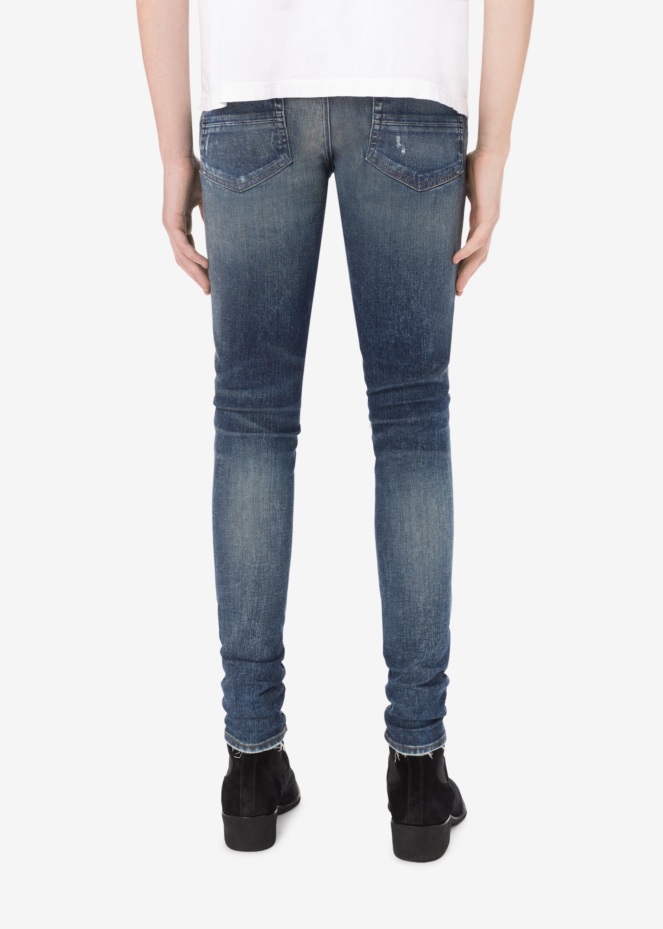 MX1 Ultra Suede Repair Jean - Classic Deep Indigo sold by AMIRI product image thumbnail 4