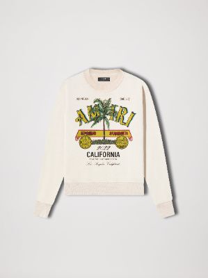 AMIRI RUM LABEL CREW - ALMOND made by AMIRI