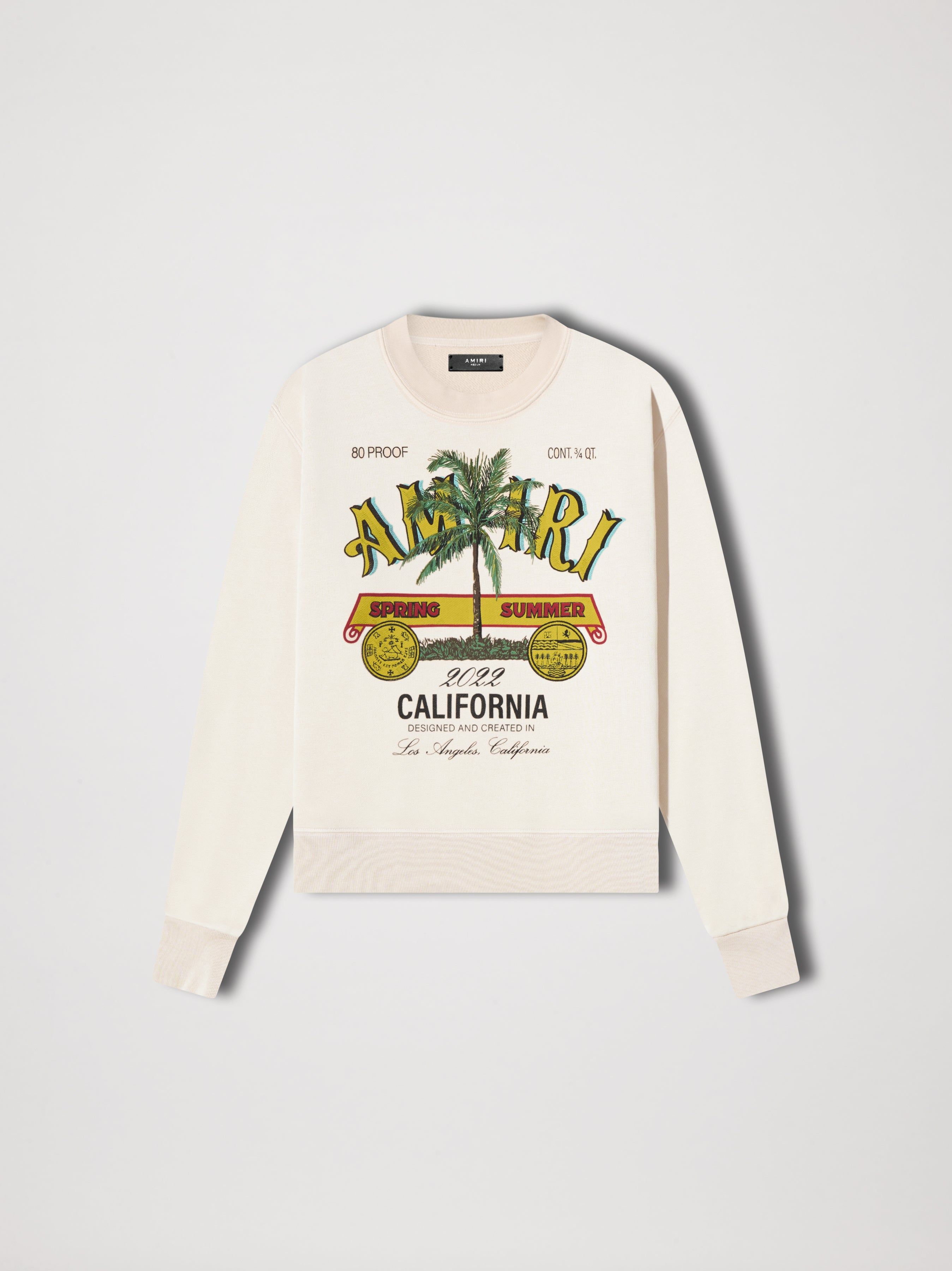 AMIRI RUM LABEL CREW - ALMOND sold by AMIRI