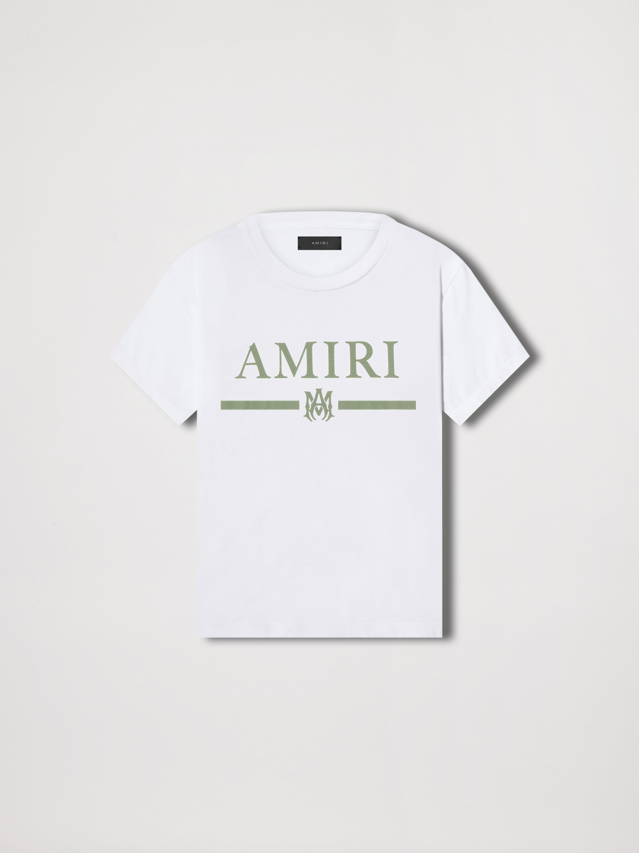 MA BAR LOGO TEE - WHITE sold by AMIRI
