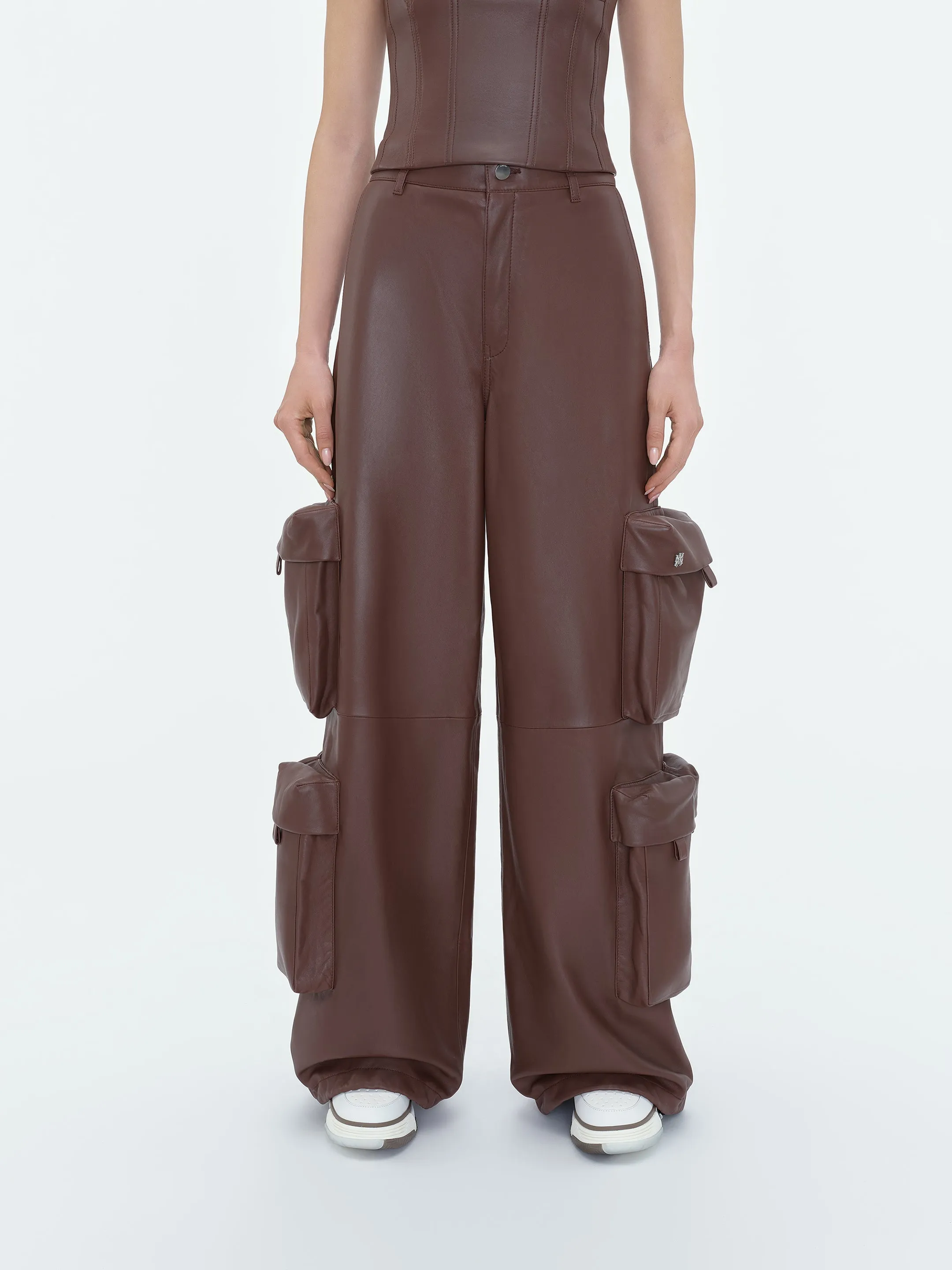 WOMEN - BAGGY CARGO - Chocolate Lab sold by AMIRI product image thumbnail 3