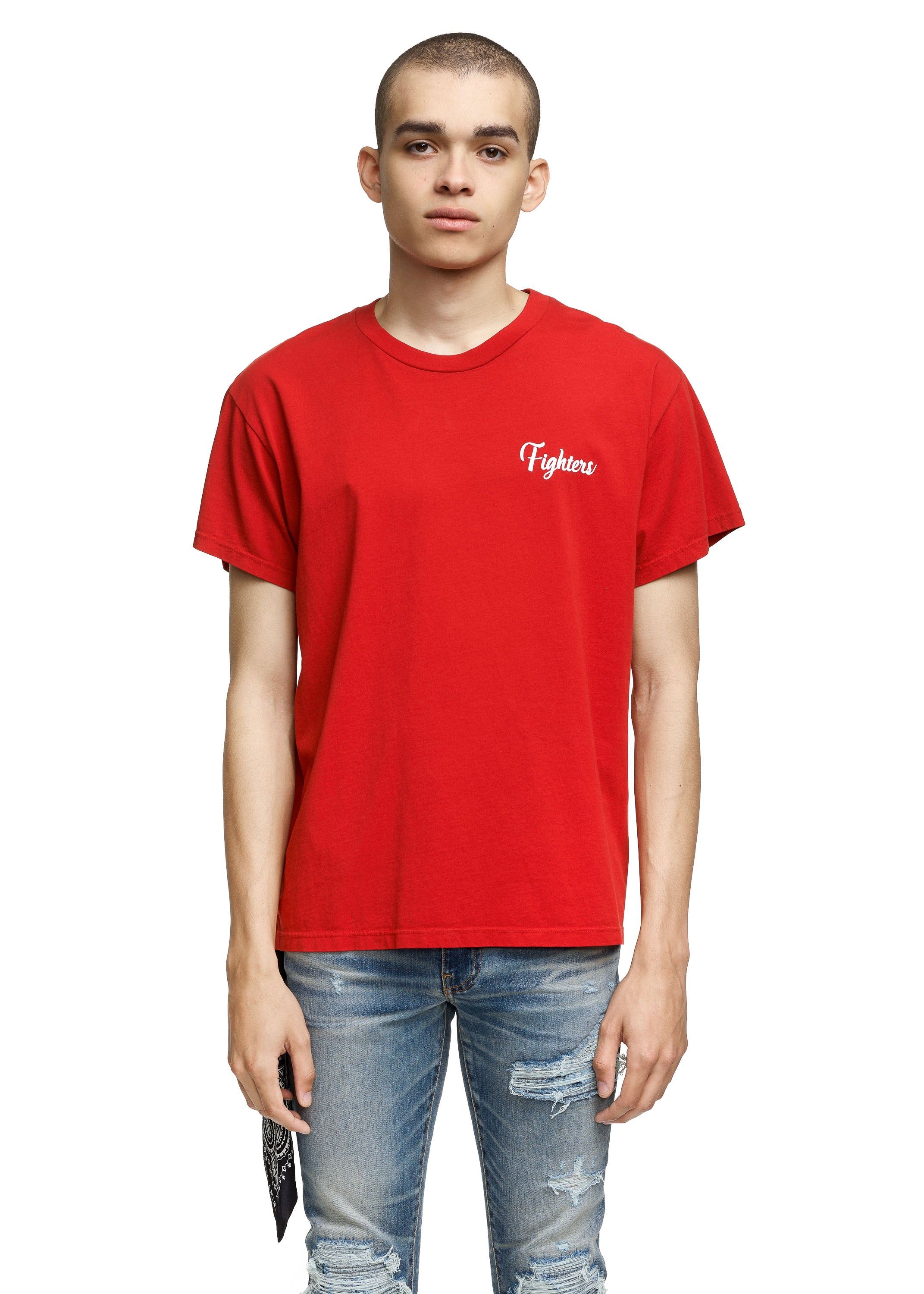 Fighters Tee Red/White sold by AMIRI product image thumbnail 2