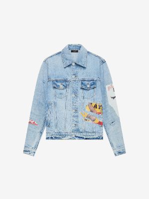 PLAYBOY MAGAZINE TRUCKER - LIGHT VINTAGE sold by AMIRI