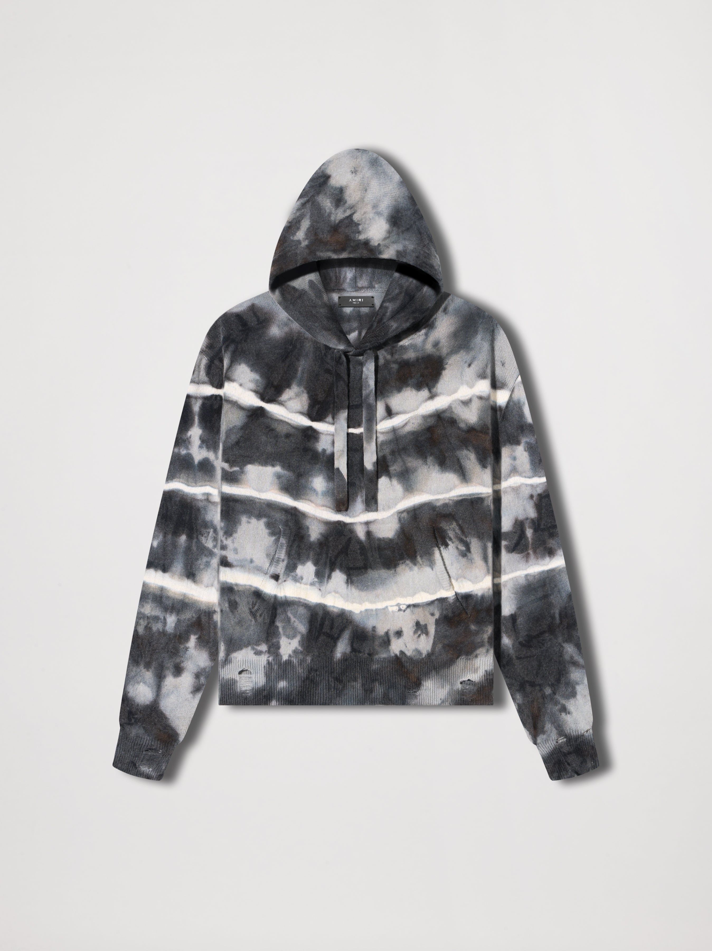 TIE DYE HOODIE - GREY TIE DYE sold by AMIRI