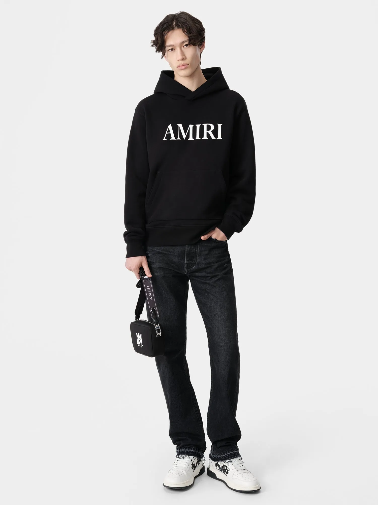 AMIRI CORE LOGO HOODIE - Black sold by AMIRI