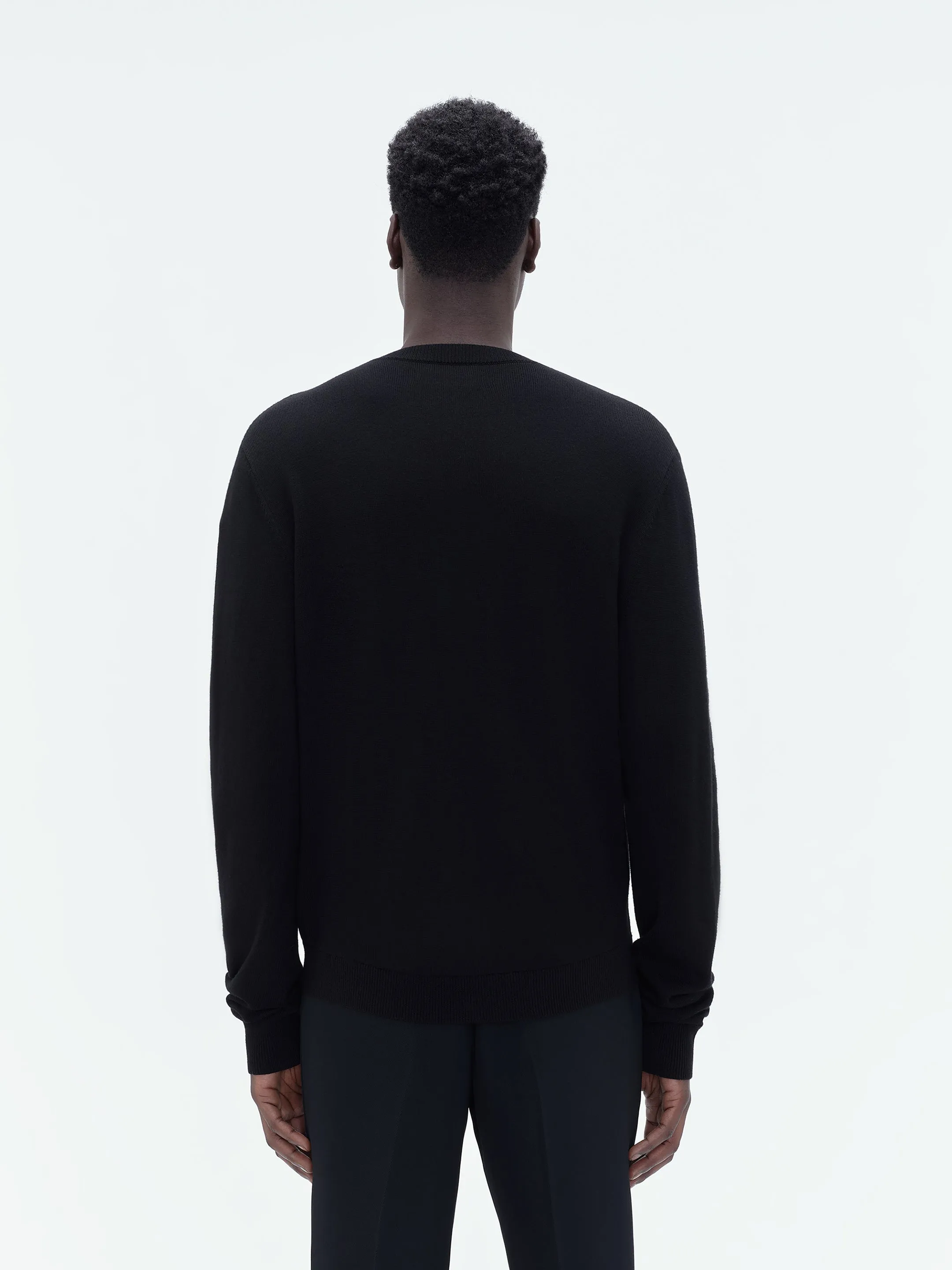 AMIRI SMOKE CREWNECK - Black sold by AMIRI product image thumbnail 5