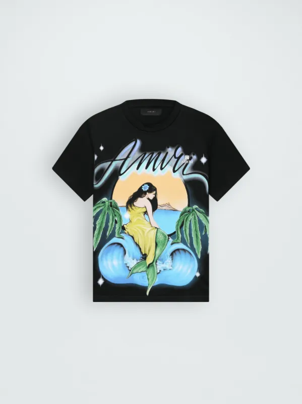 OVERSIZED AMIRI MERMAID TEE - BLACK sold by AMIRI