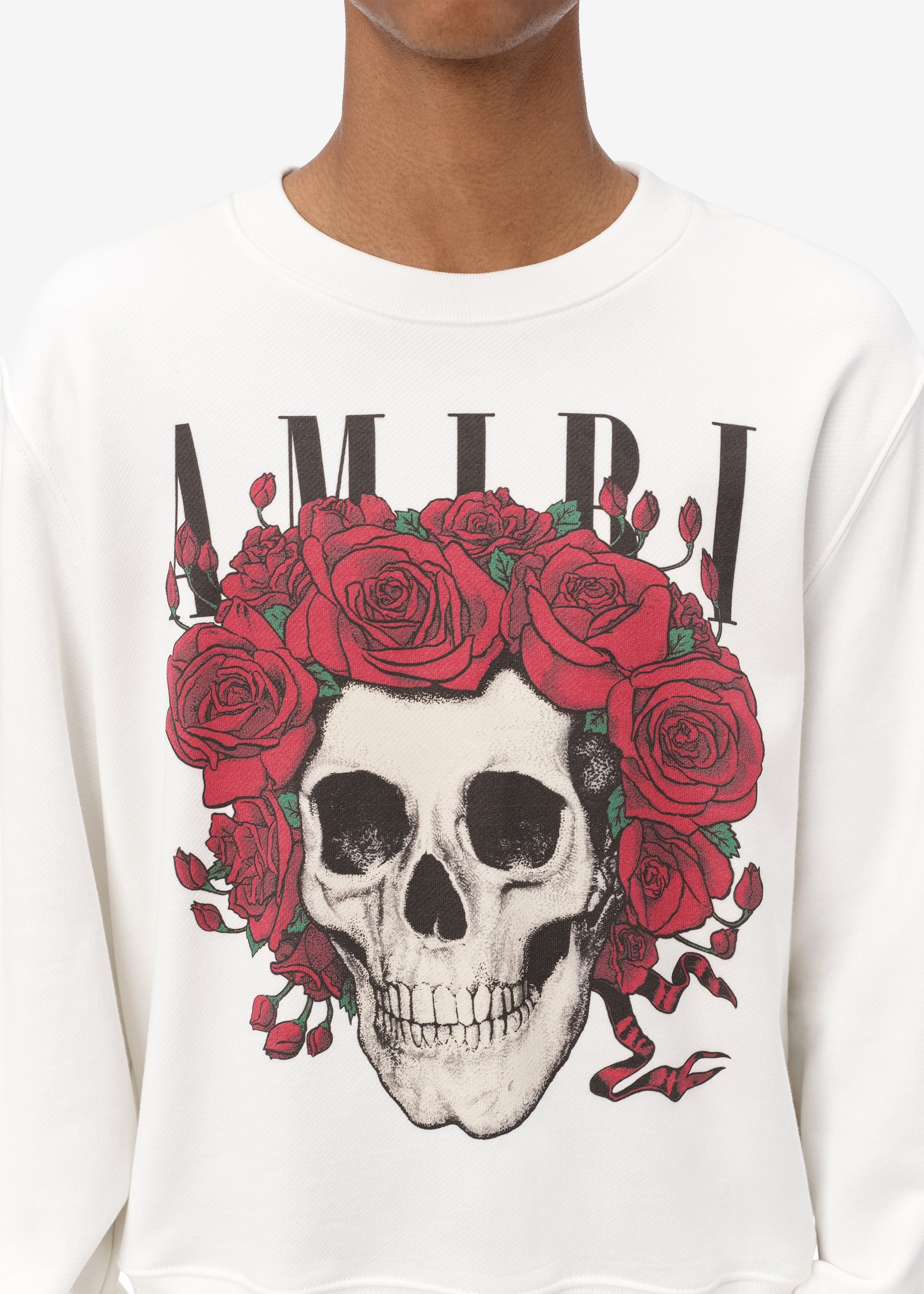 GRATEFUL DEAD SKULL CREW - White sold by AMIRI product image thumbnail 5