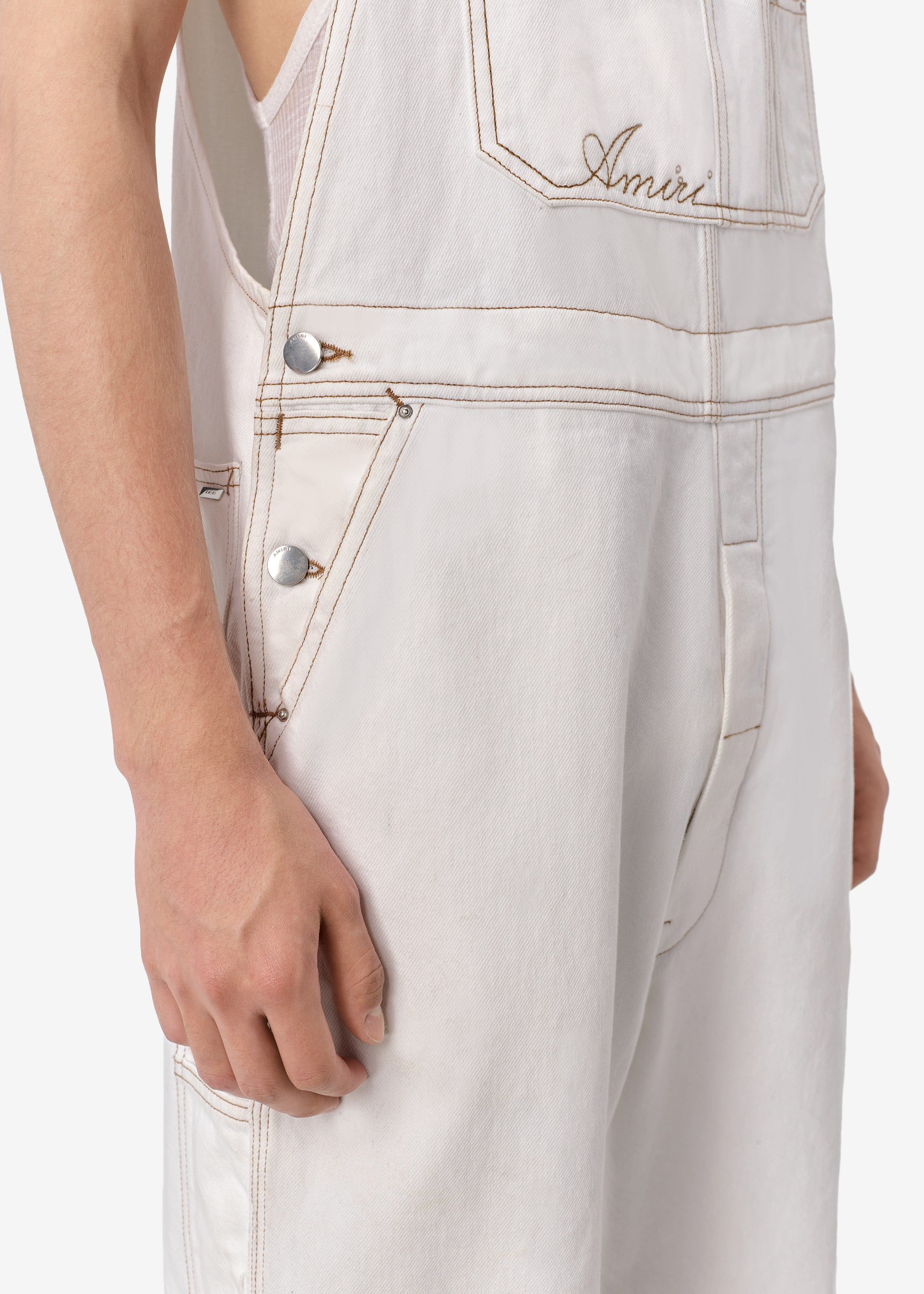 OVERALLS - WHITE sold by AMIRI product image thumbnail 9
