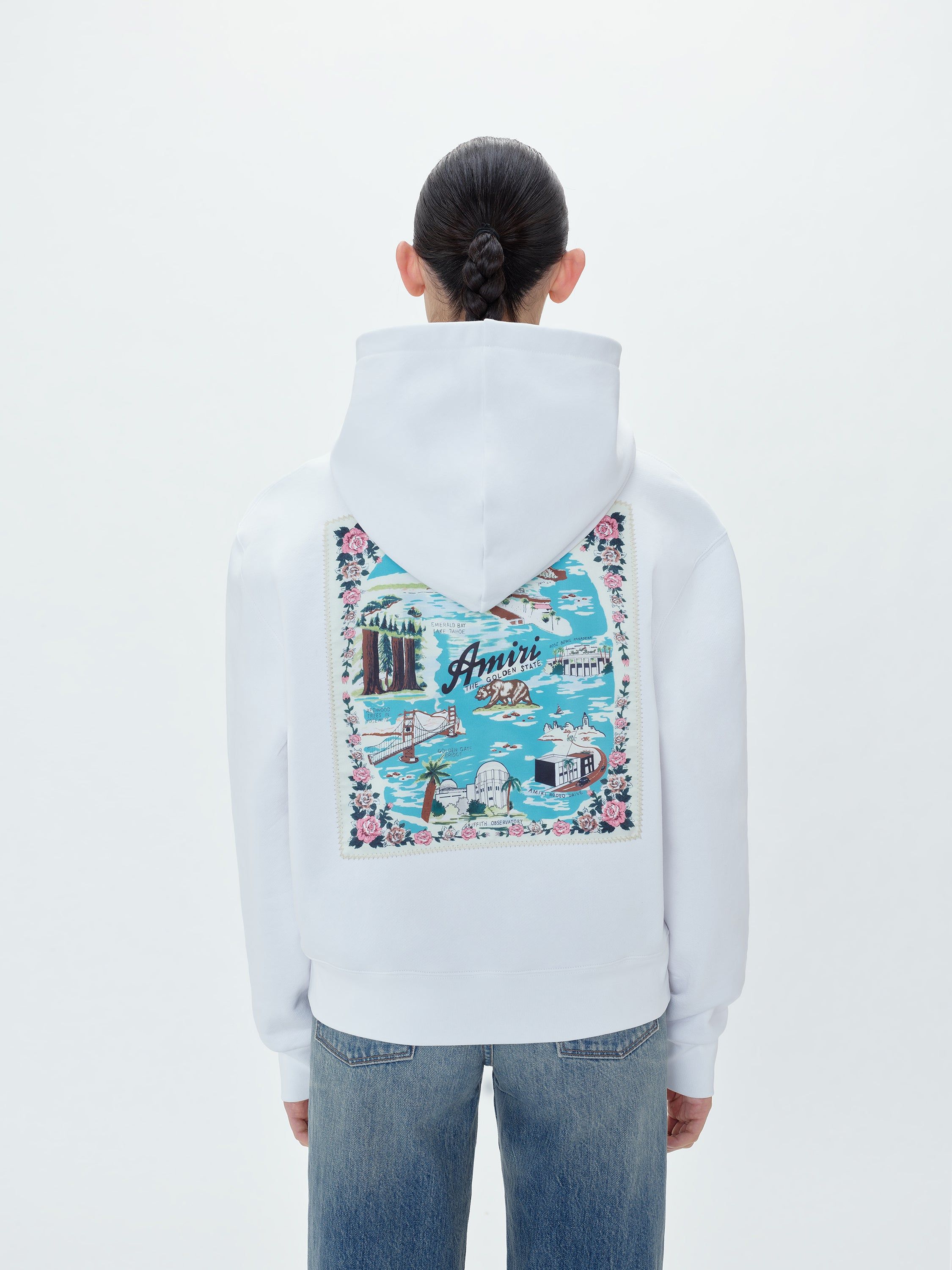 WOMEN - CALIFORNIA HOODIE - WHITE sold by AMIRI product image thumbnail 4