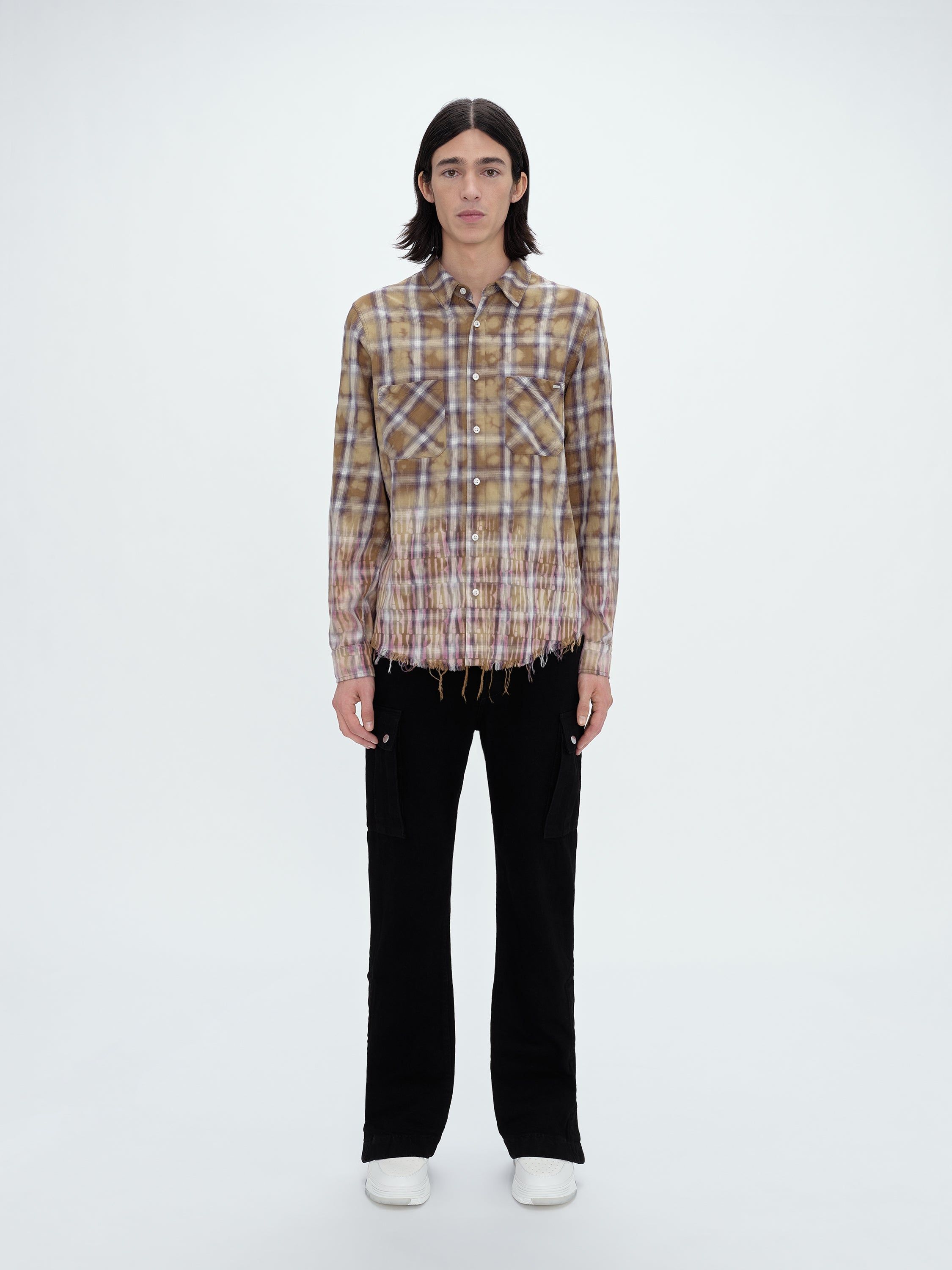 BLEACH AMIRI LOGO FLANNEL - BROWN sold by AMIRI product image thumbnail 2