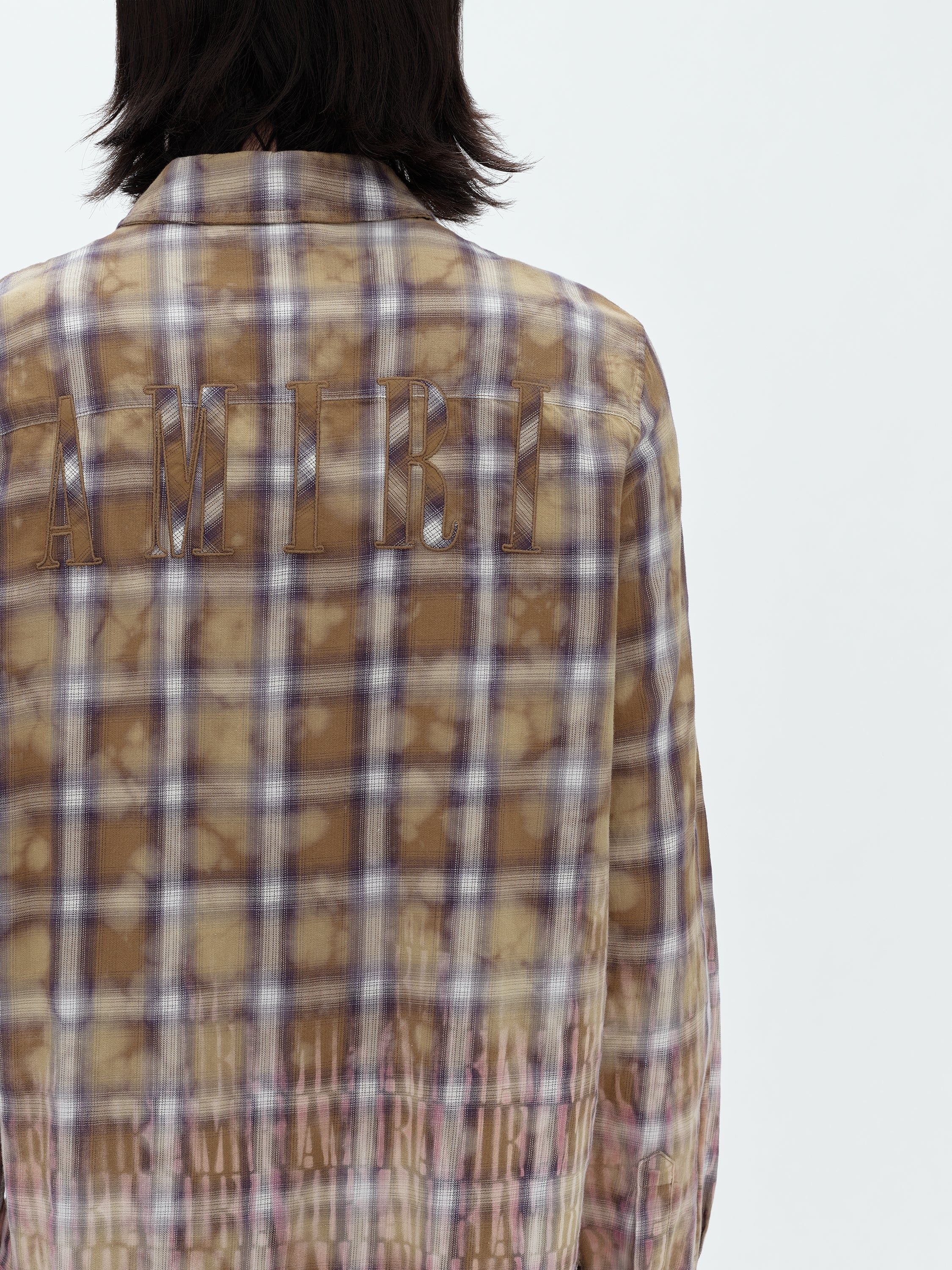 BLEACH AMIRI LOGO FLANNEL - BROWN sold by AMIRI product image thumbnail 6
