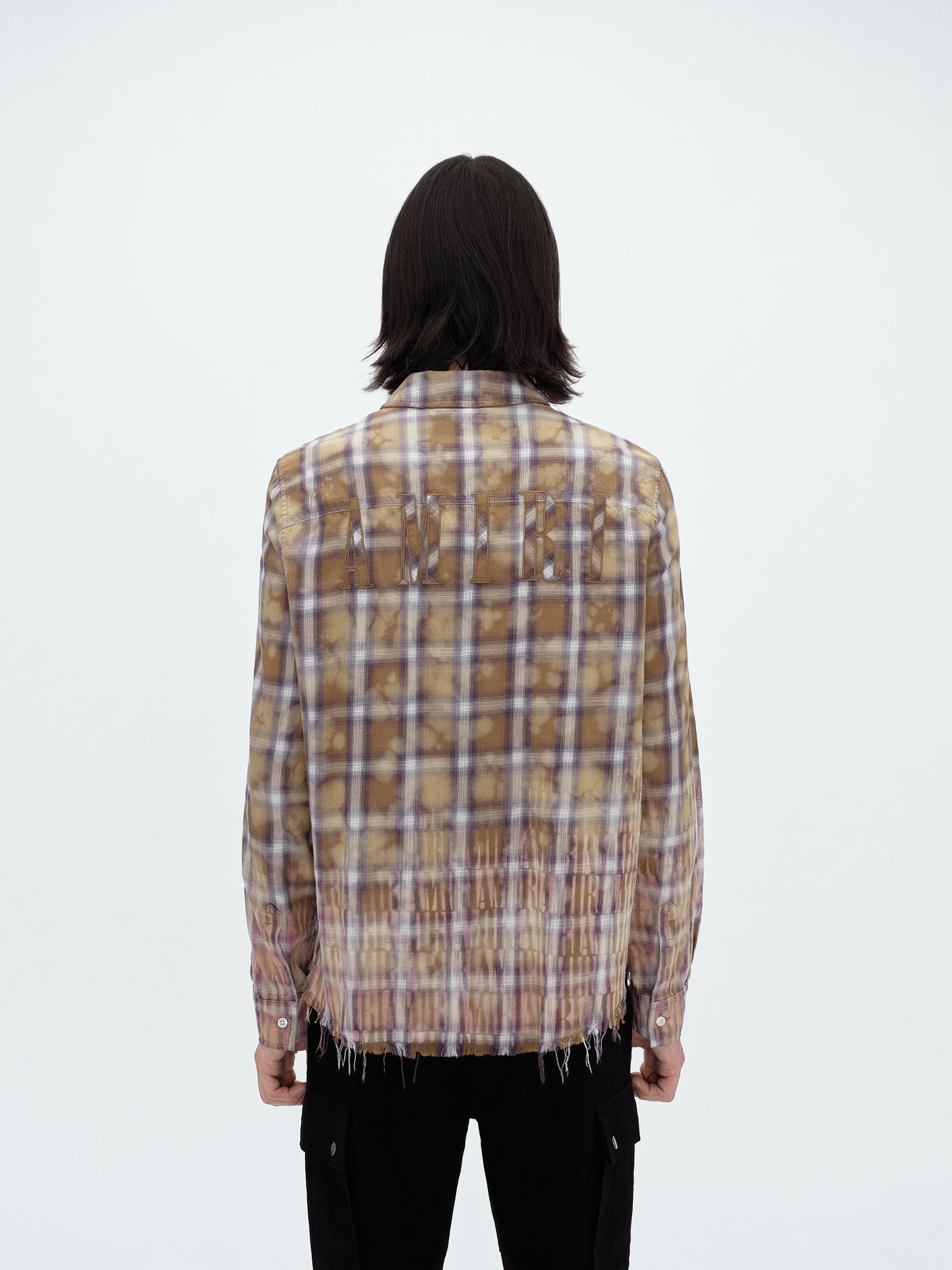 BLEACH AMIRI LOGO FLANNEL - BROWN sold by AMIRI product image thumbnail 4