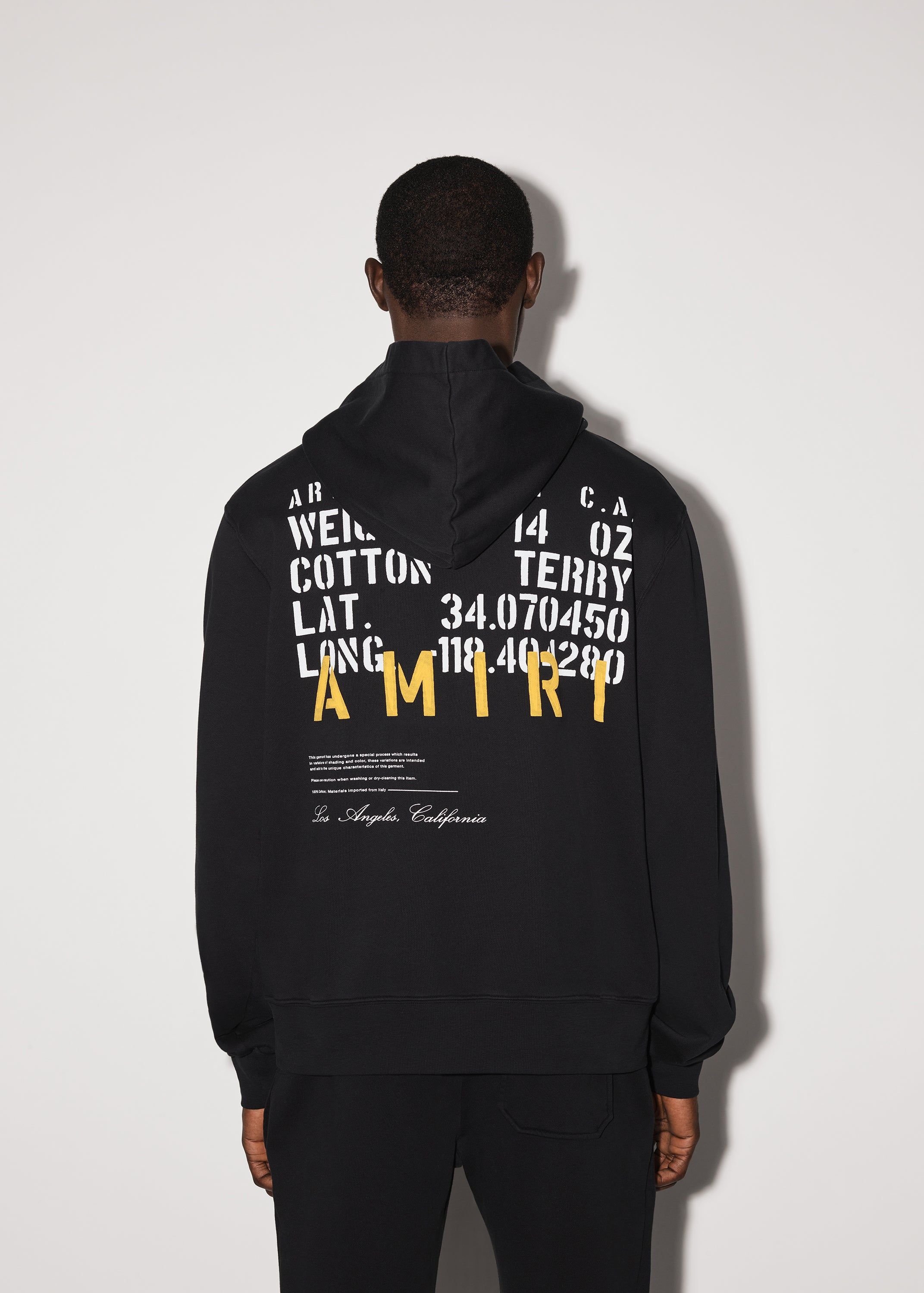 MILITARY SPECS STENCIL HOODIE - BLACK sold by AMIRI product image thumbnail 4