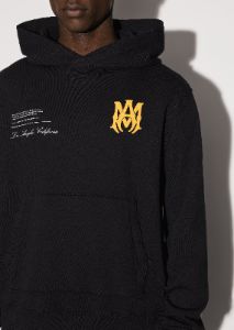 MILITARY SPECS STENCIL HOODIE - BLACK sold by AMIRI