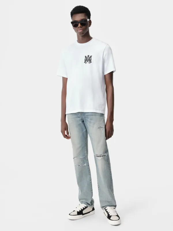 BANDANA REPAIR STRAIGHT JEAN - Antique Indigo made by AMIRI