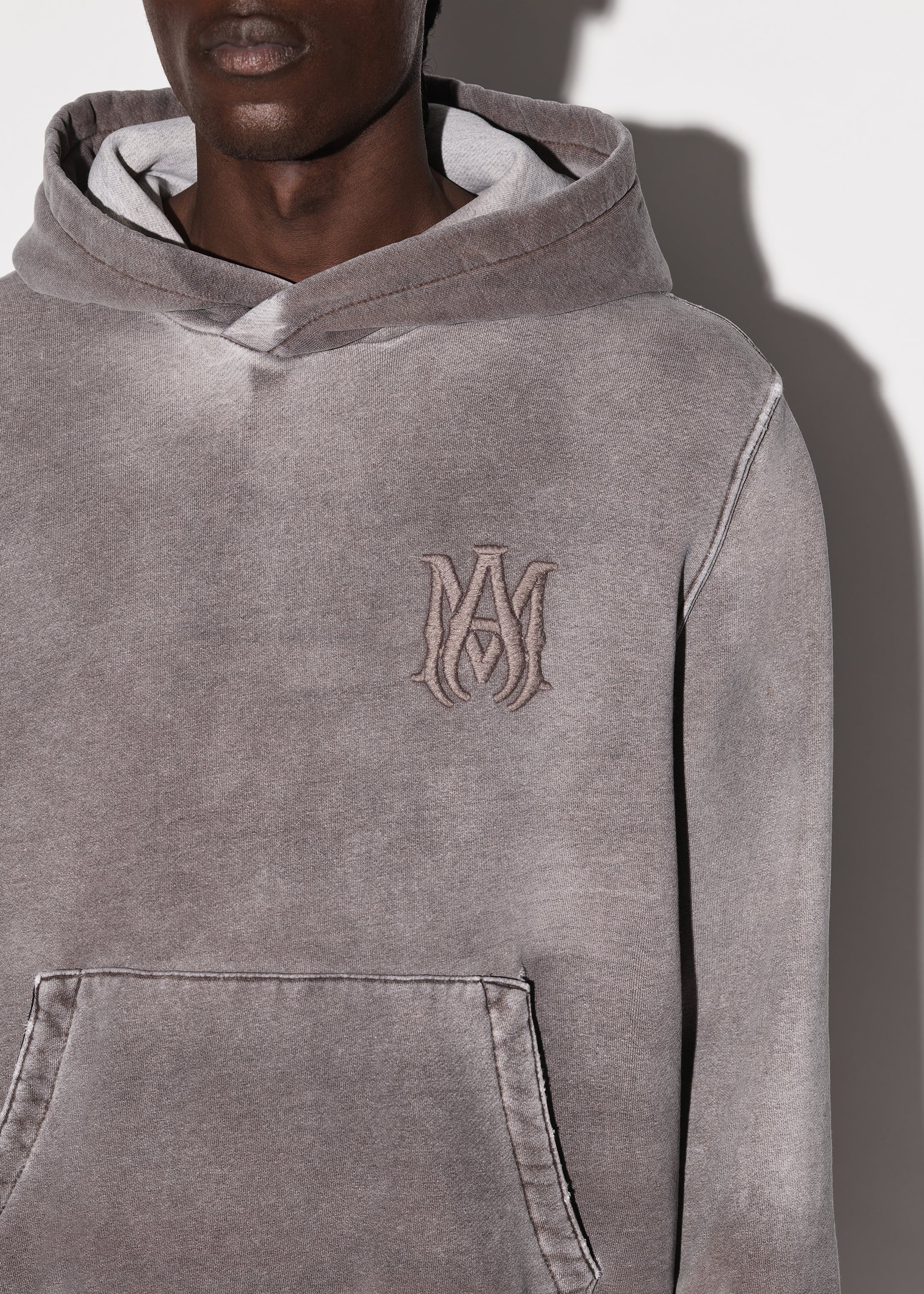 TONAL M.A. HOODIE - BROWN sold by AMIRI product image thumbnail 5