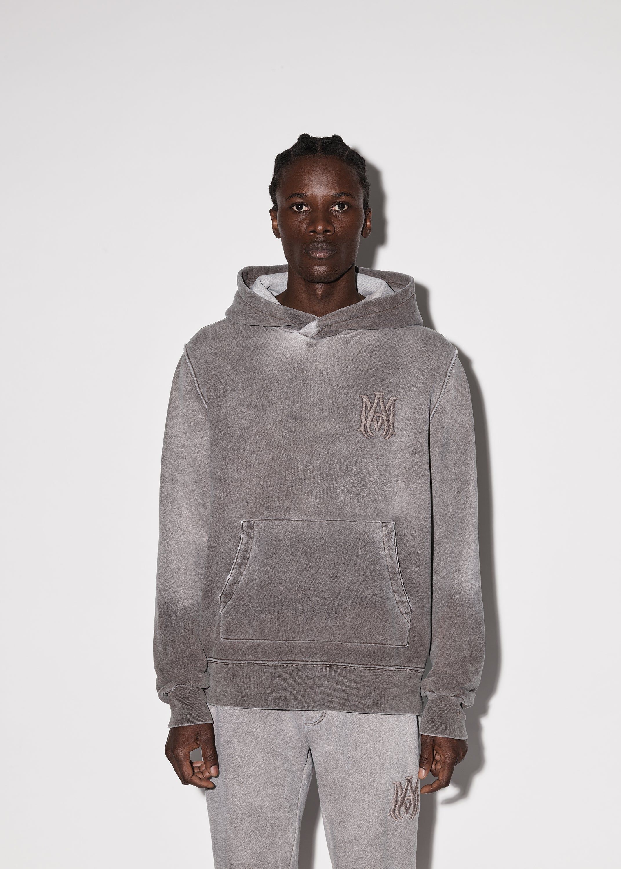 TONAL M.A. HOODIE - BROWN sold by AMIRI product image thumbnail 2