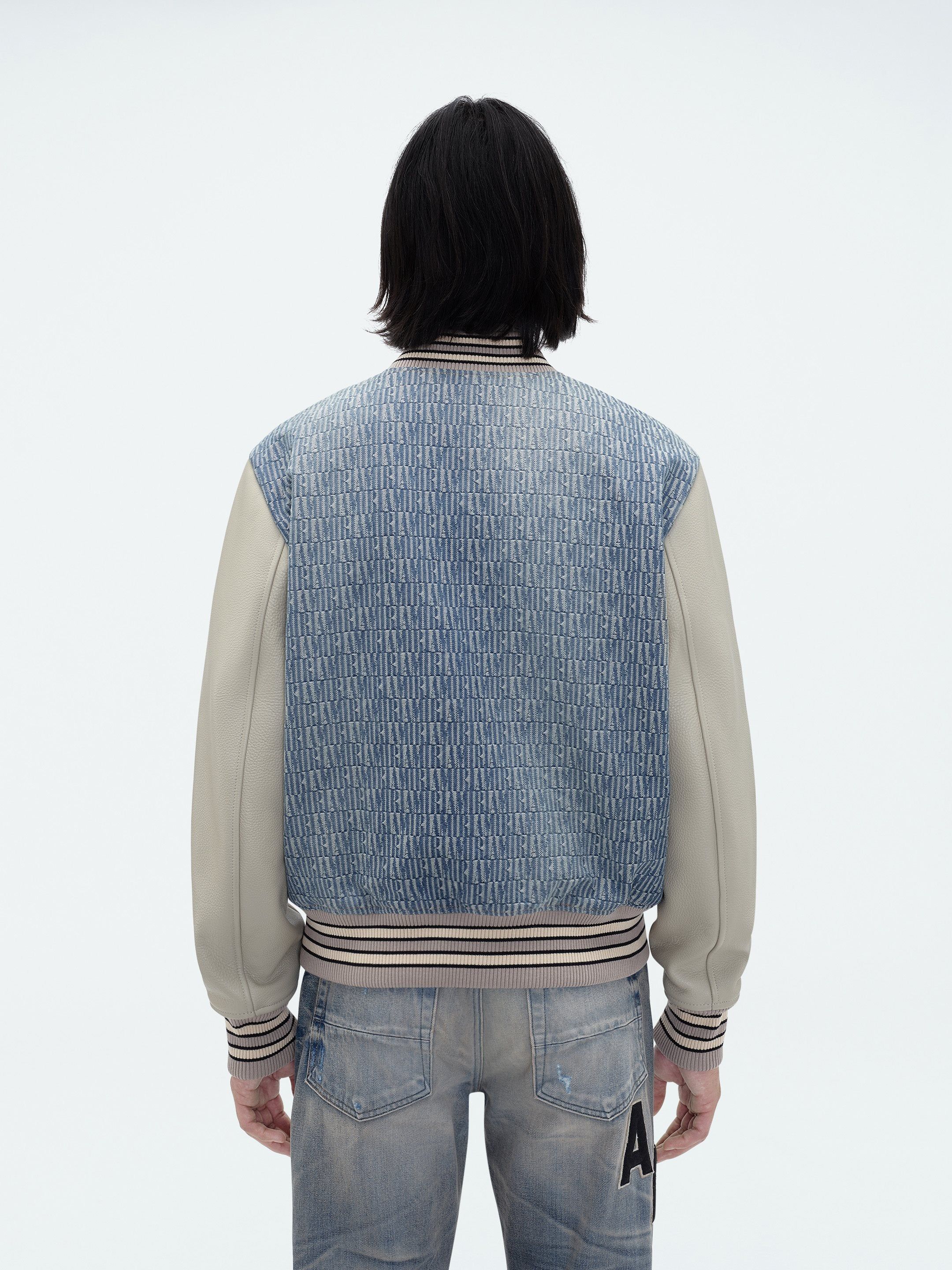 AMIRI JACQUARD VARSITY JACKET - VINTAGE INDIGO sold by AMIRI product image thumbnail 4