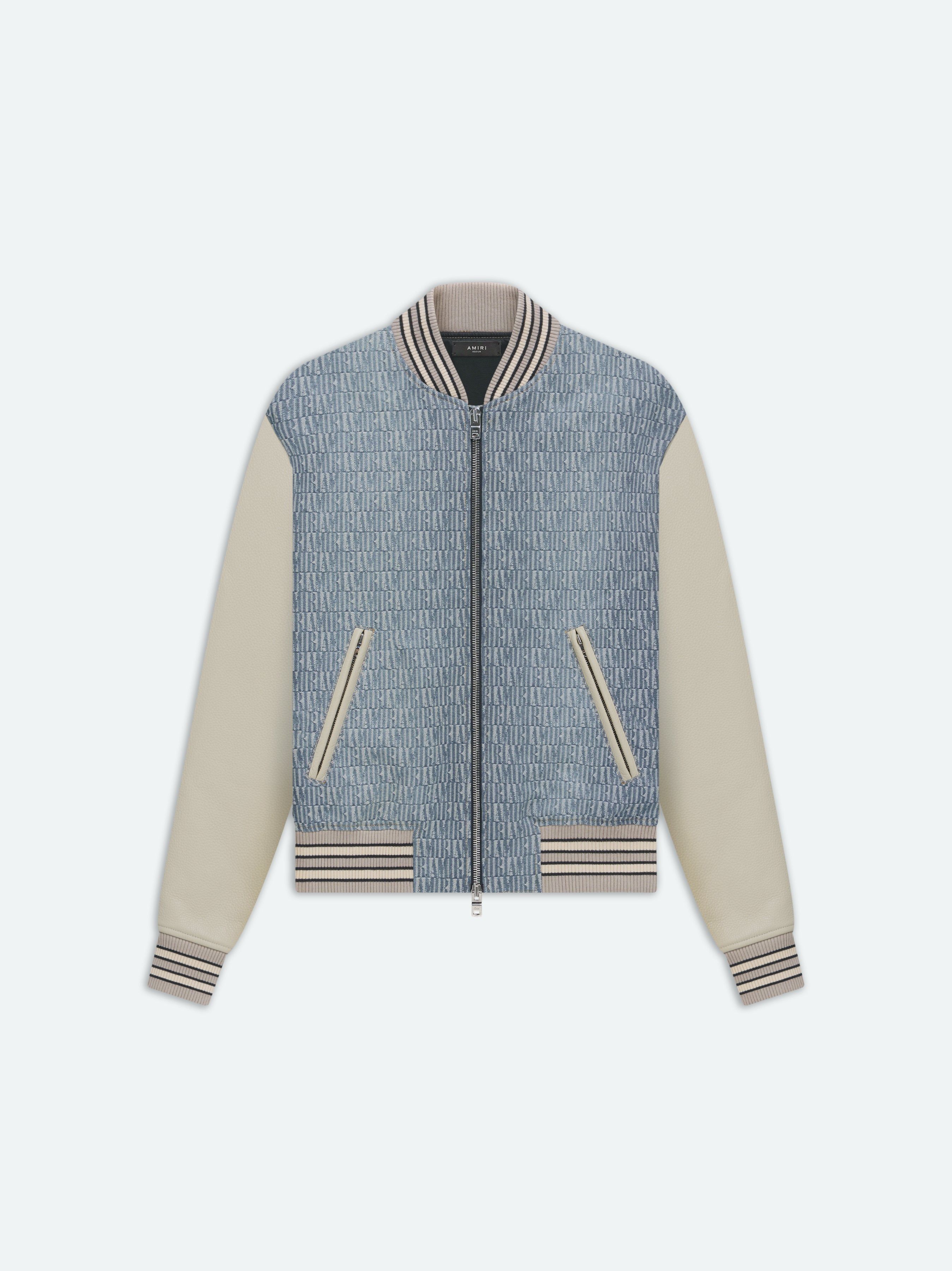 AMIRI JACQUARD VARSITY JACKET - VINTAGE INDIGO sold by AMIRI