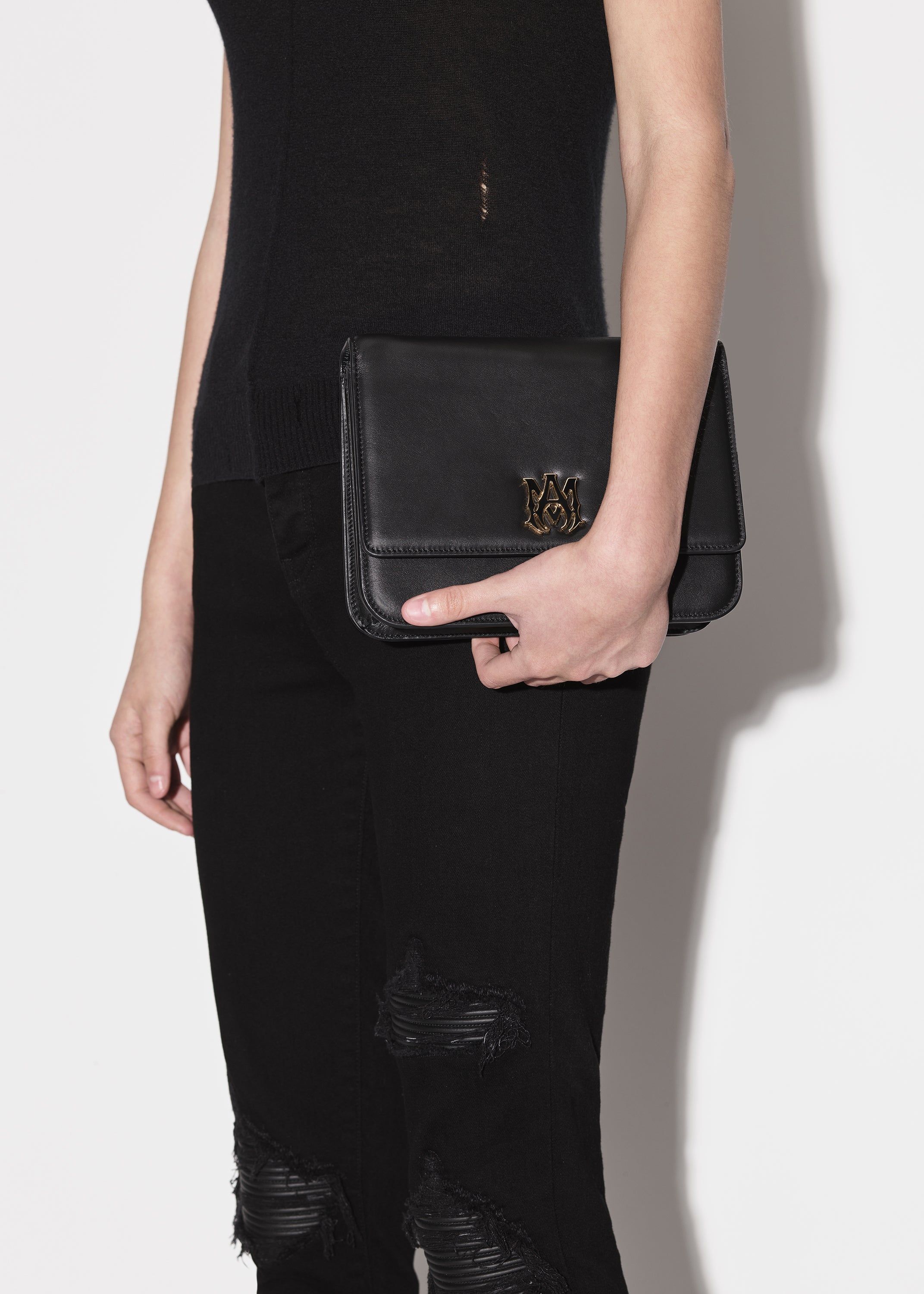 WOMEN - CLASSIC "MA" BAG - BLACK sold by AMIRI product image thumbnail 5