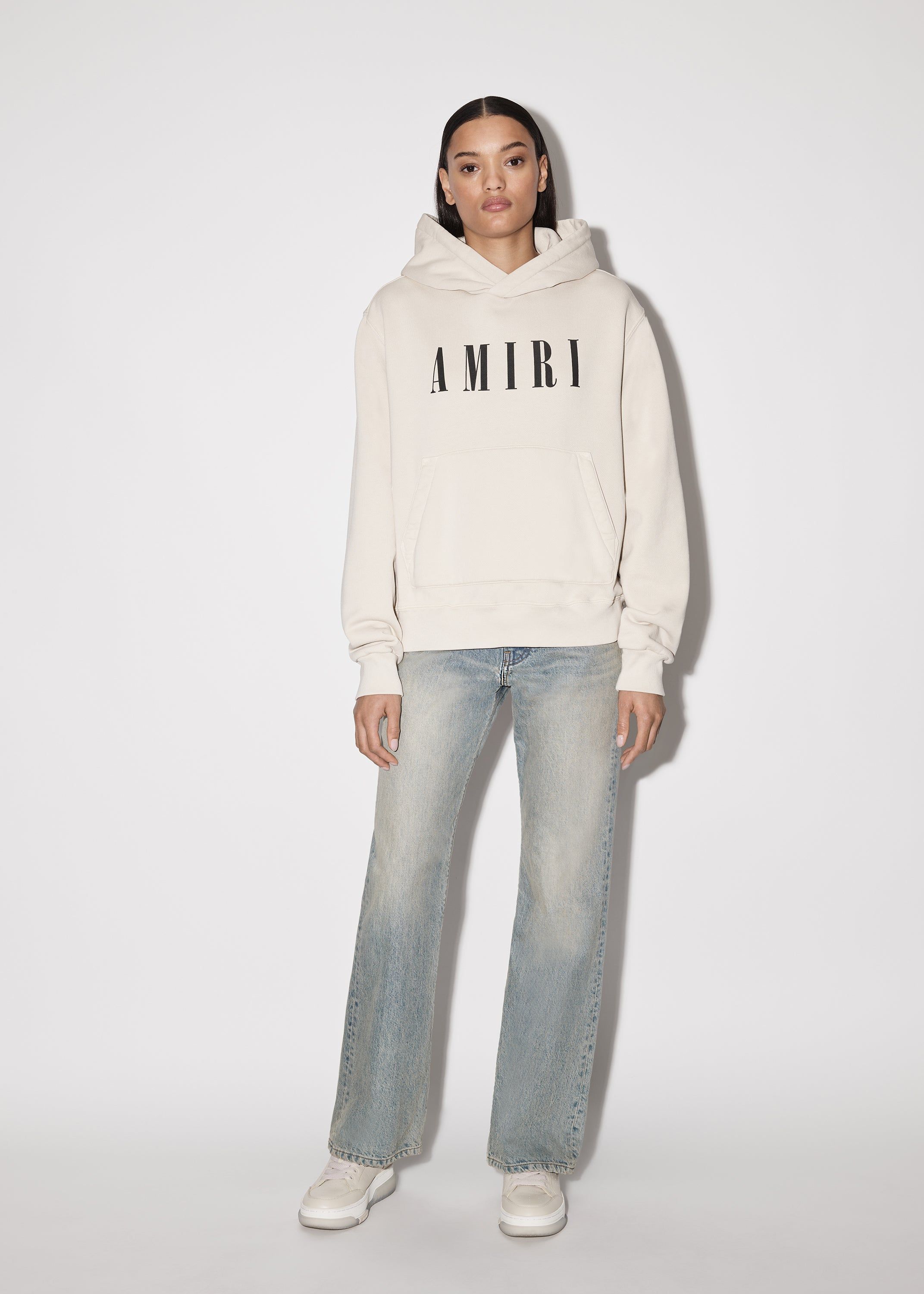 WOMEN - OVERSIZED HOODIE - Alabaster sold by AMIRI product image thumbnail 2