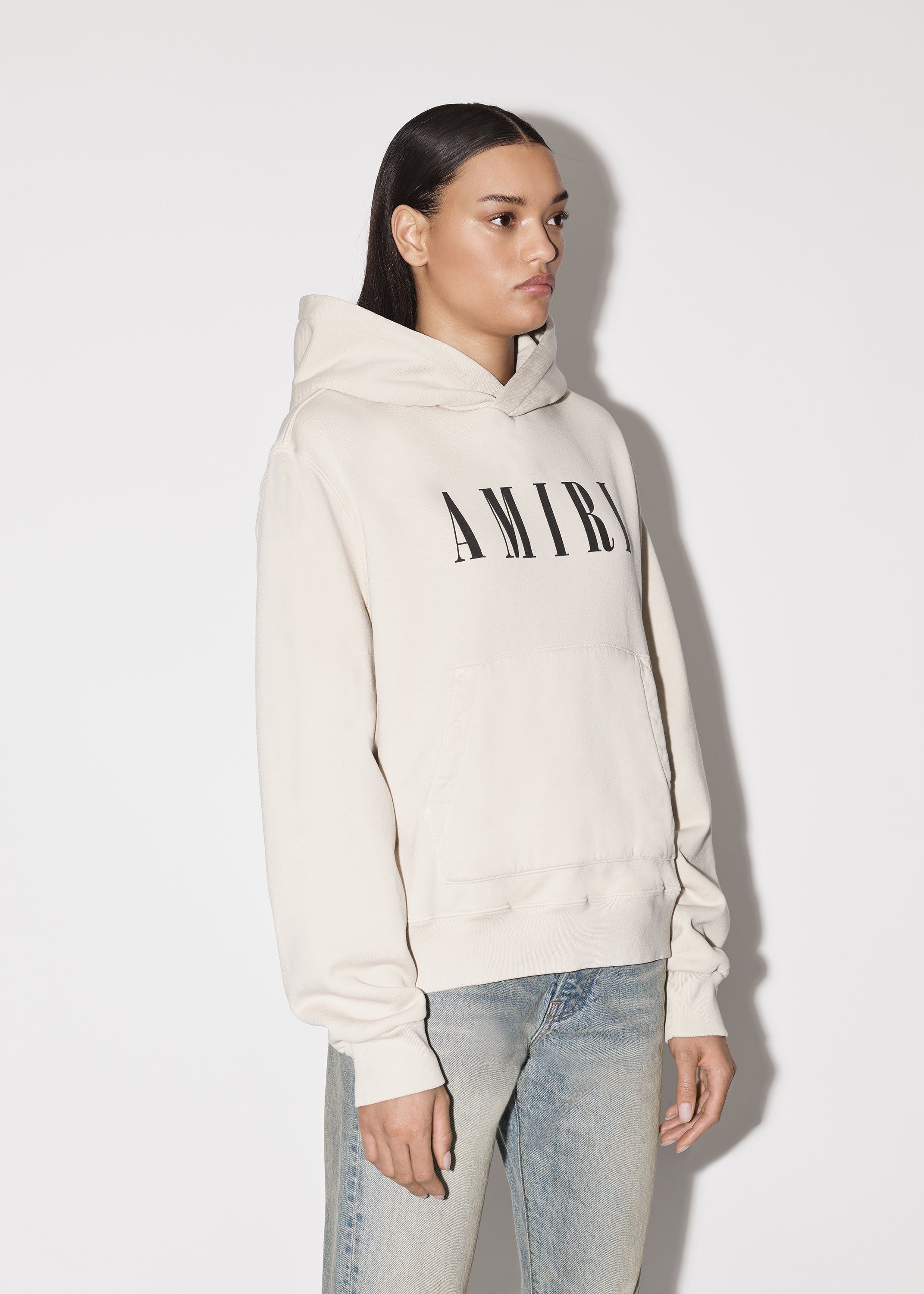 WOMEN - OVERSIZED HOODIE - Alabaster sold by AMIRI product image thumbnail 4