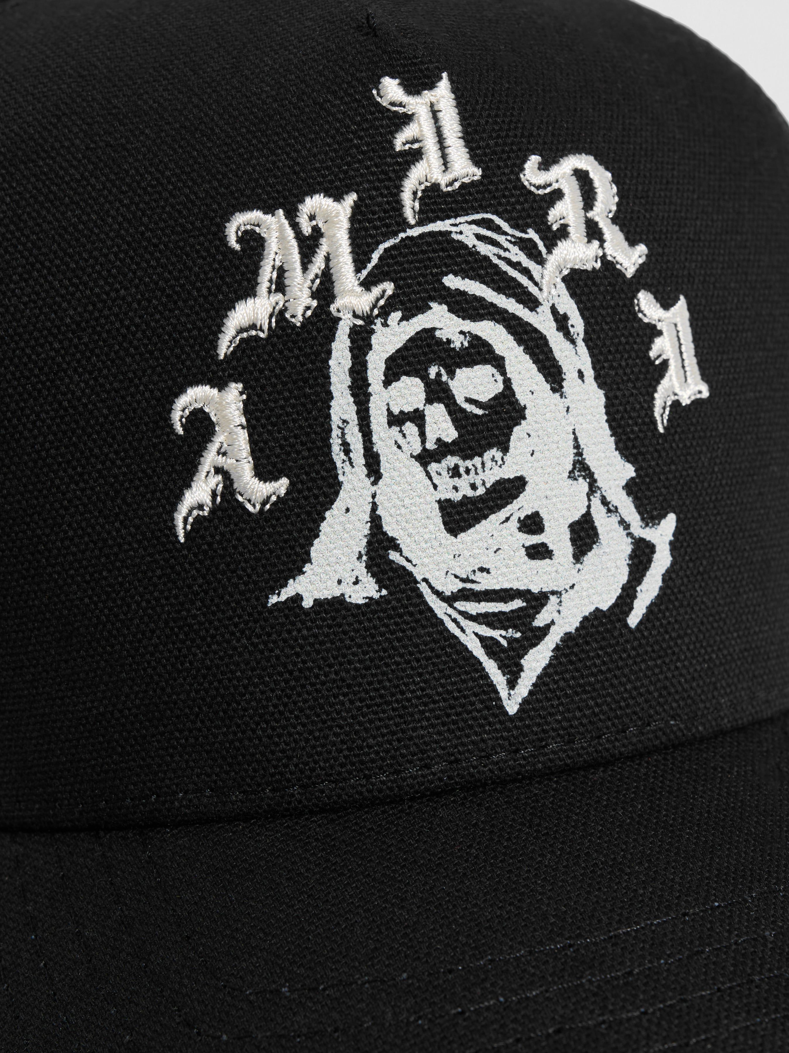 AMIRI REAPER TRUCKER HAT - BLACK / WHITE sold by AMIRI product image thumbnail 4
