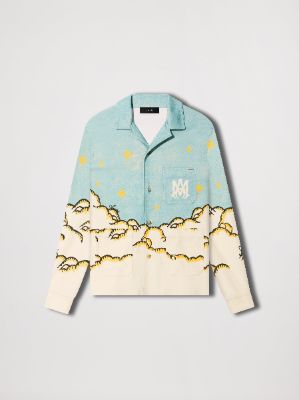 SUNSCAPE LONG SLEEVE PJ SHIRT - MULTI made by AMIRI