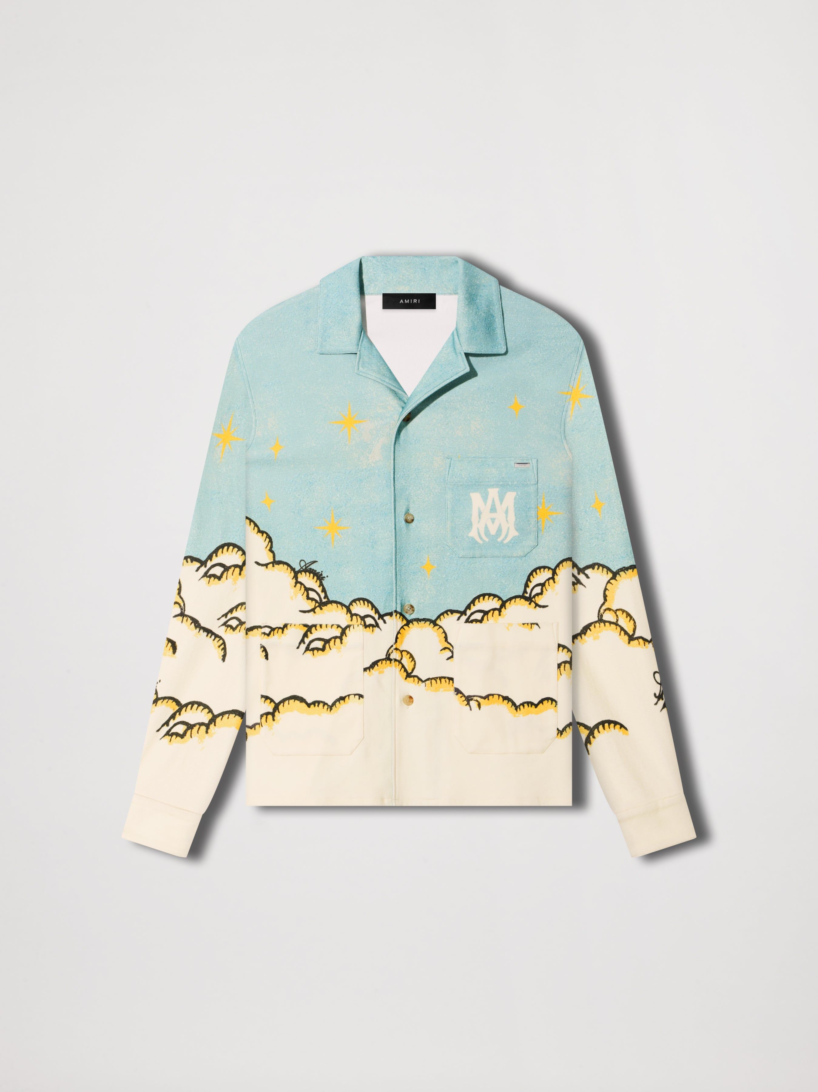 SUNSCAPE LONG SLEEVE PJ SHIRT - MULTI sold by AMIRI